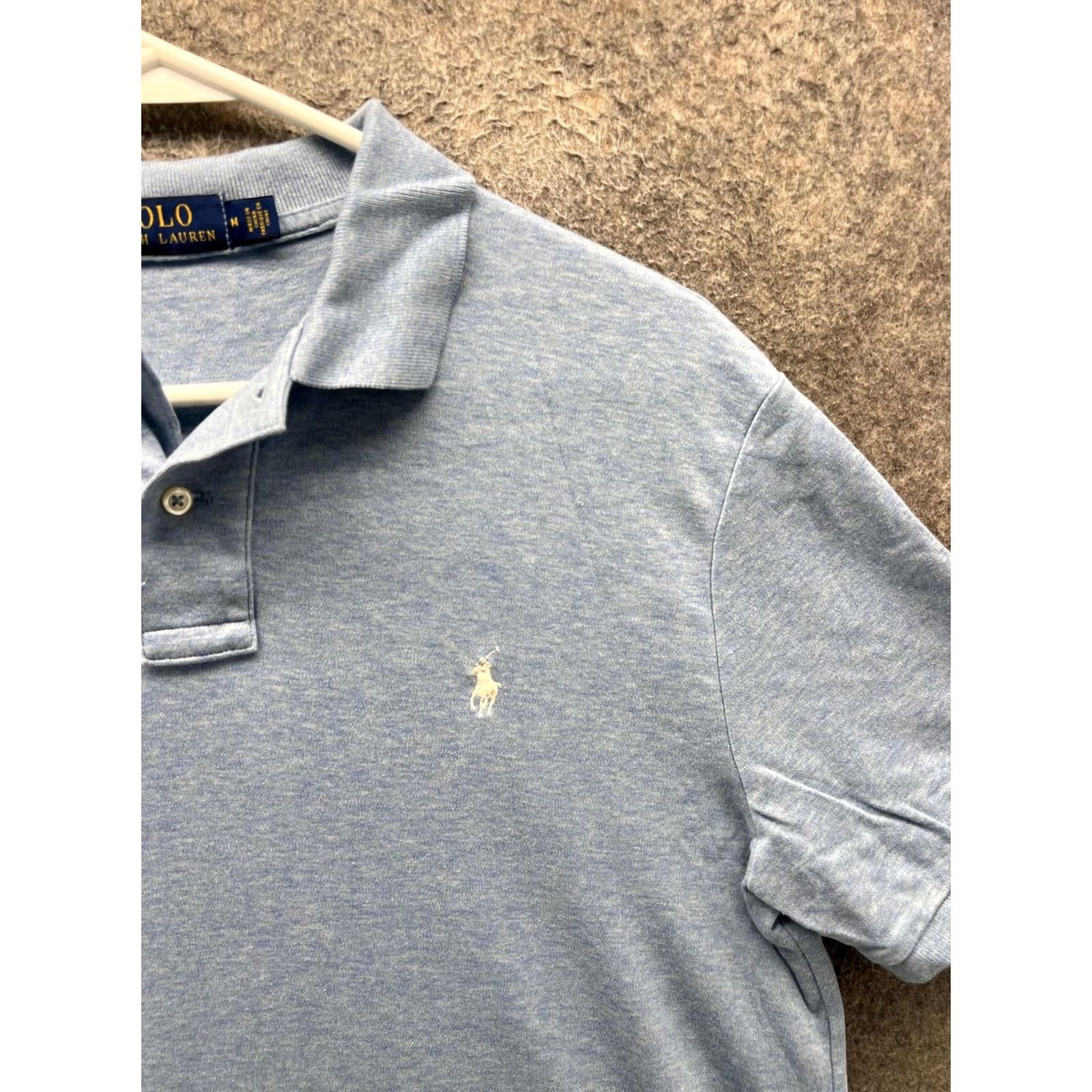 Polo Ralph Lauren Polo Ralph Lauren Polo Shirt Mens Medium Blue Pony Logo Short Sleeve Casual Size US M / EU 48-50 / 2 - 7 Thumbnail