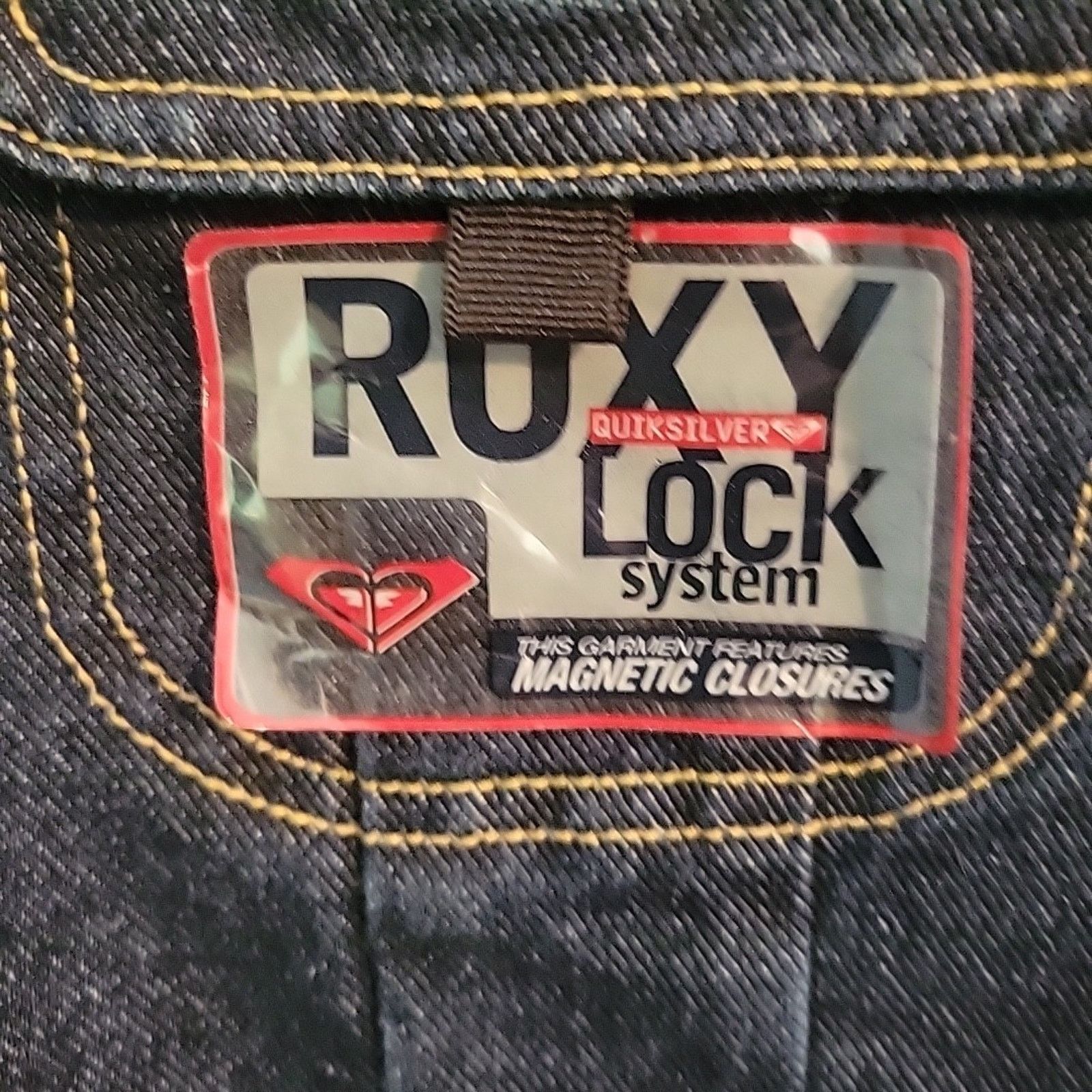 Quiksilver Roxy NWT Quiksilver Blue Denim Unlined Jacket Large Size L / US 10 / IT 46 - 4 Thumbnail