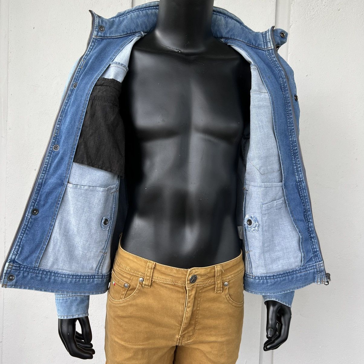 Japanese Brand I'z FRONTIER Stretch Denim Jacket Size US L / EU 52-54 / 3 - 5 Thumbnail