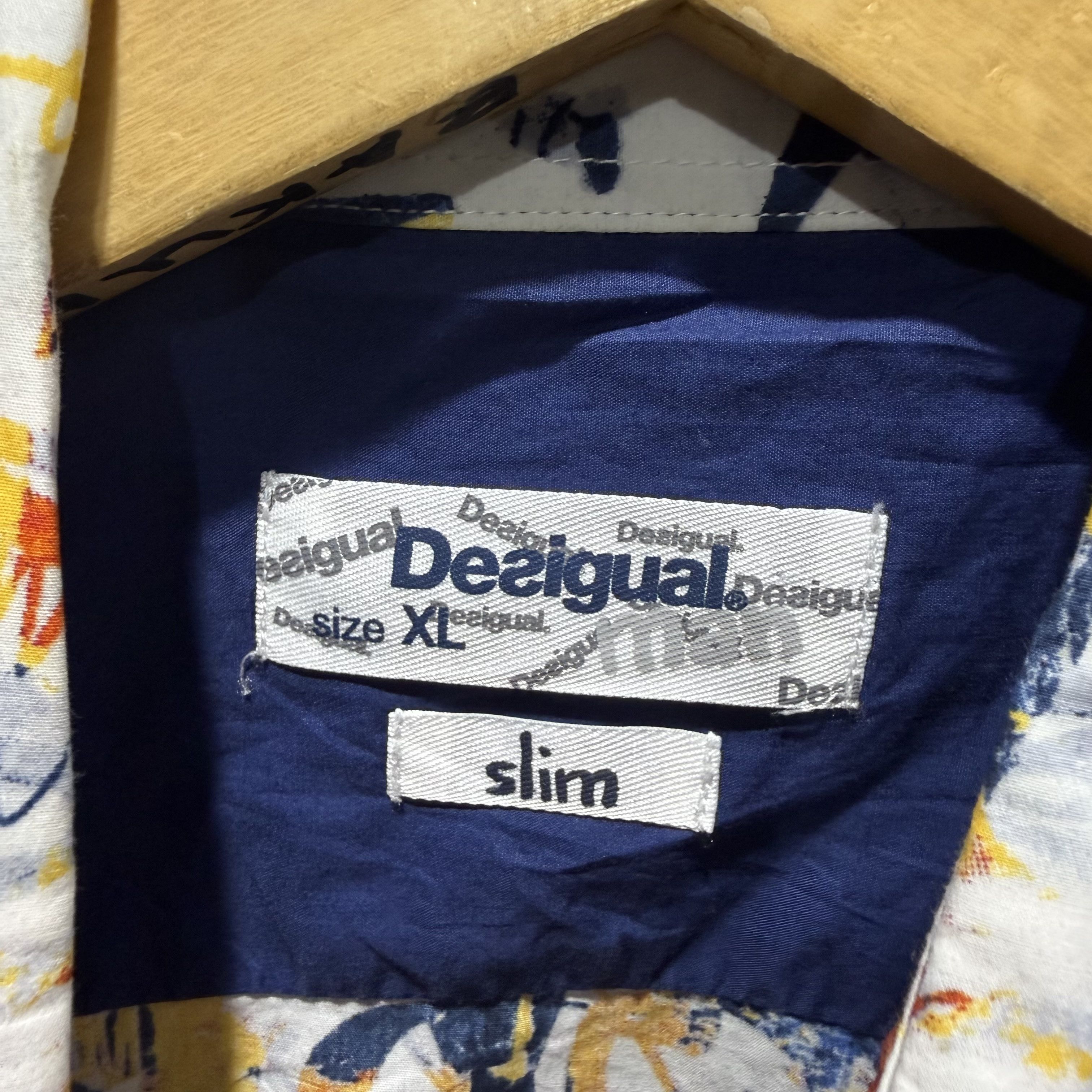 Desigual Desigual Art Slim Shirt Size US XL / EU 56 / 4 - 5 Thumbnail