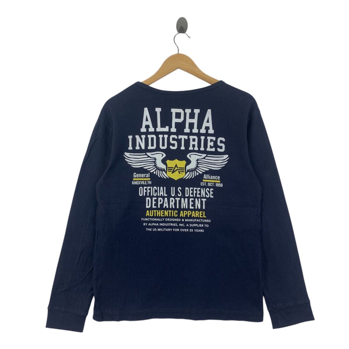 Alpha Industries ALPHA INDUSTRIES Official US Defense Department Sweatshirt Size US M / EU 48-50 / 2 - 1 Thumbnail