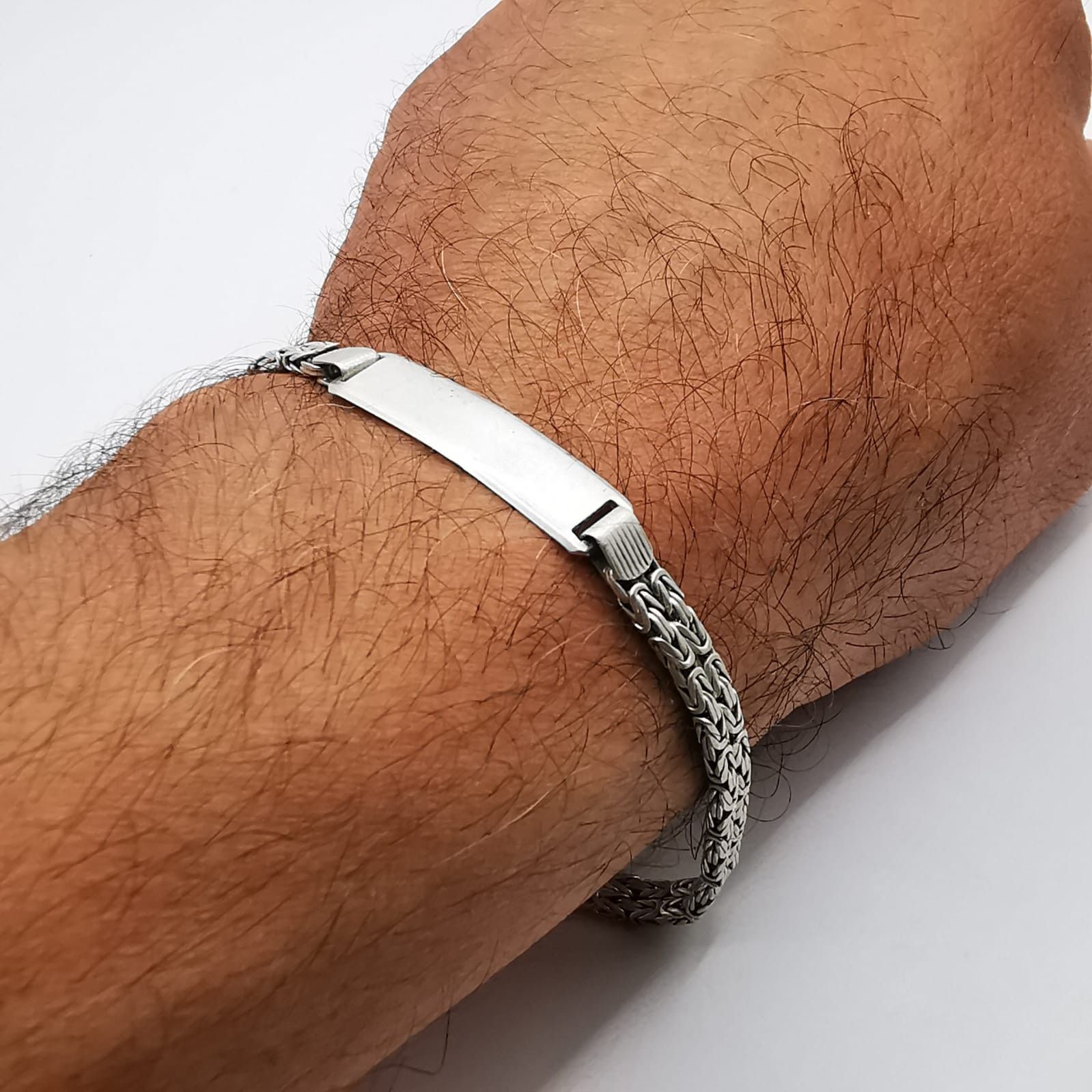 Sterling Silver Vintage Chic Bracelet Jewelry, 925 Sterling Silver 13,60g Size ONE SIZE - 6 Thumbnail