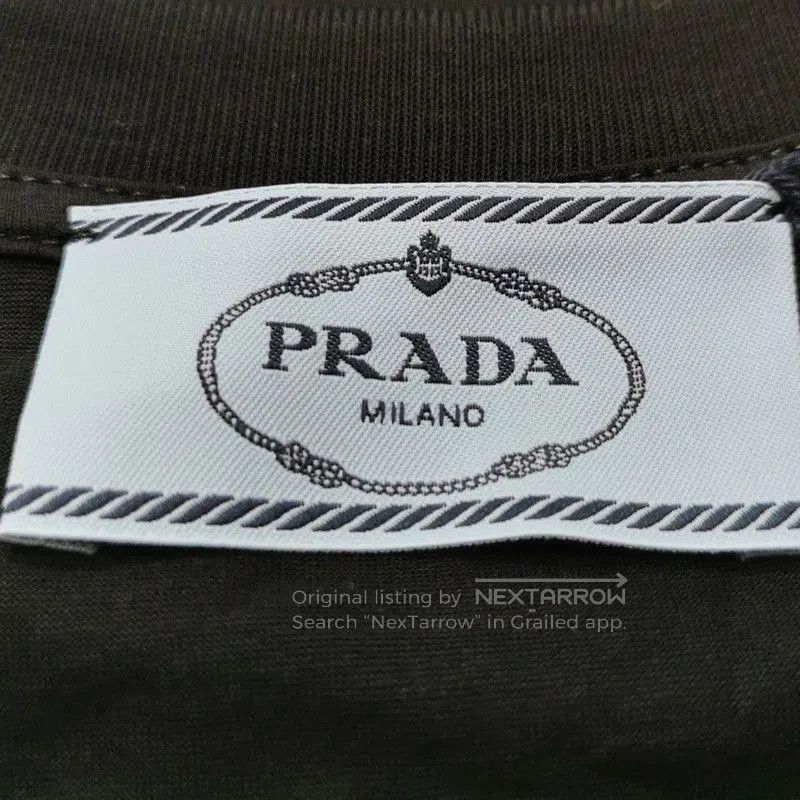 Prada Prada Classic Black Cotton Crew Neck T-Shirt. Size US S / EU 44-46 / 1 - 5 Thumbnail