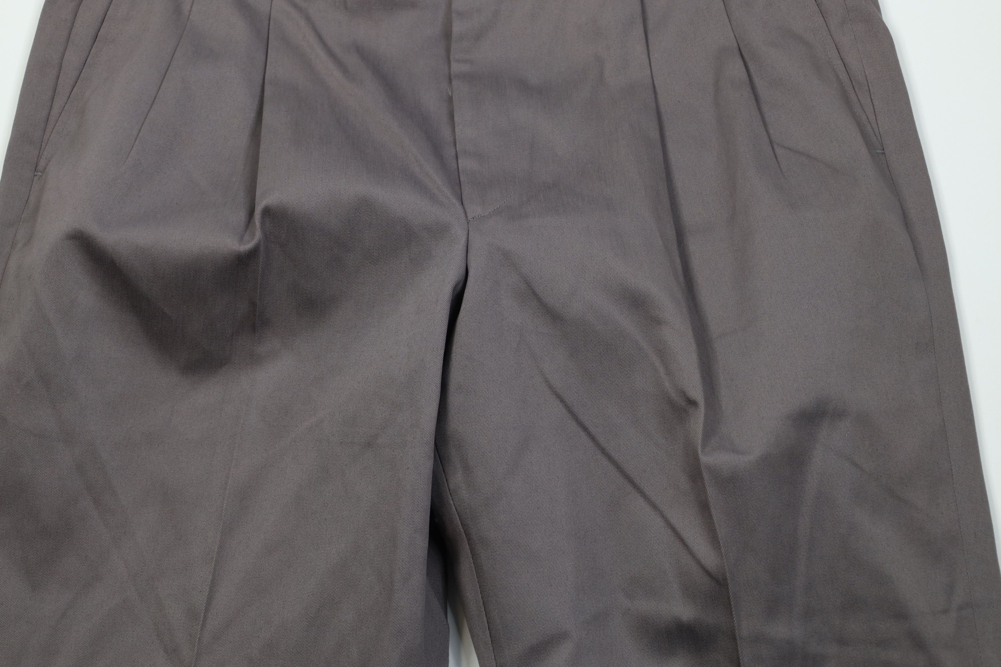 L.L. Bean Deadstock Vintage 90s LL Bean Wide Leg Chino Pants Gray USA Size US 42 / EU 58 - 3 Thumbnail