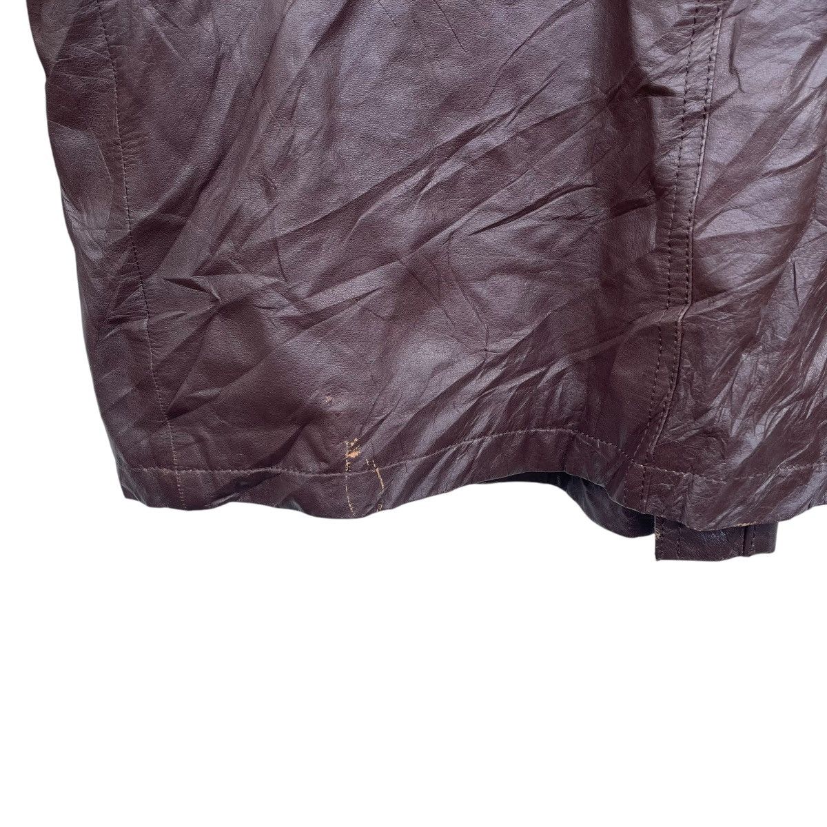 Issey Miyake × Japanese Brand 💥Vintage Japanese Brand Intermezzo Durban Leather Jacket Size US M / EU 48-50 / 2 - 5 Thumbnail