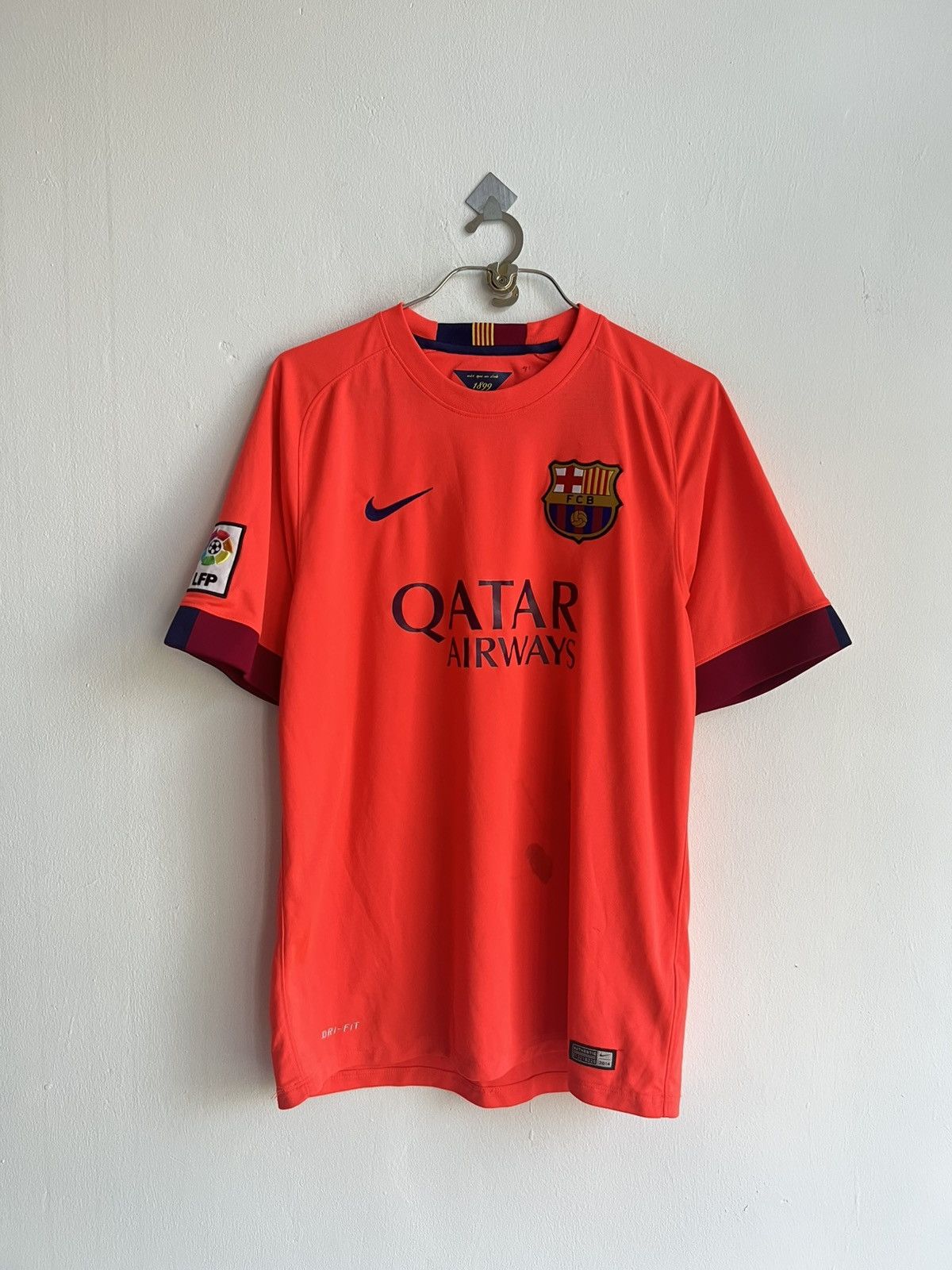 Nike Original 2014-15 Nike Barcelona FC Away Jersey Large Size US L / EU 52-54 / 3 - 1 Thumbnail