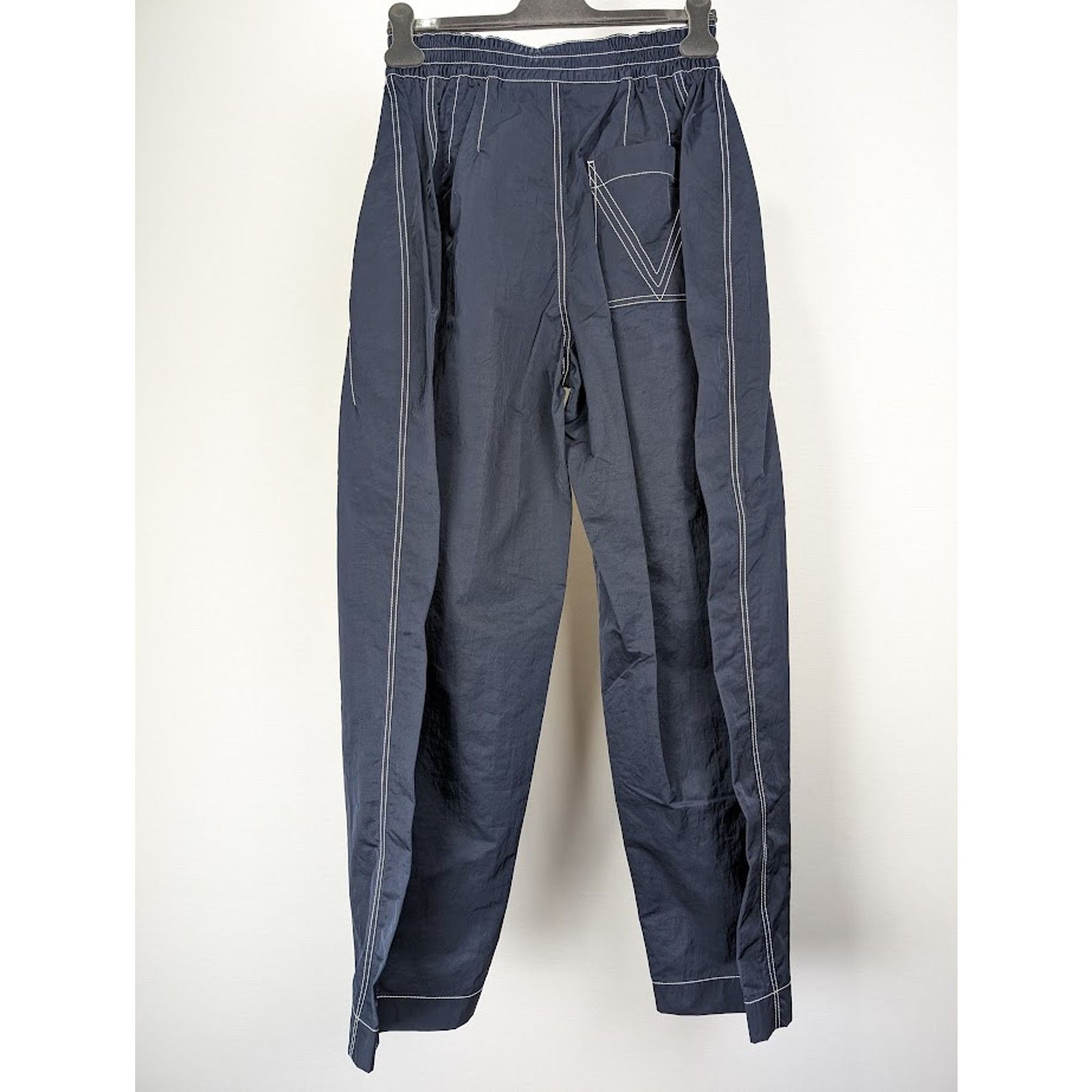 Bottega Veneta o1rshd1 Tech Nylon Trousers in Navy Size US 36 / EU 52 - 1 Thumbnail
