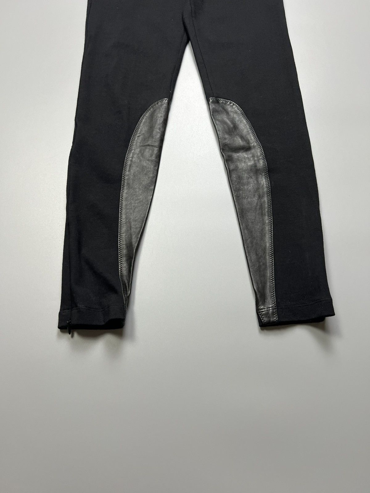 Jean Paul Gaultier × Vintage Jean Paul Gaultier - SS 2005 Couture Leather Patch - Pants Size 27" / US 4 / IT 40 - 4 Thumbnail