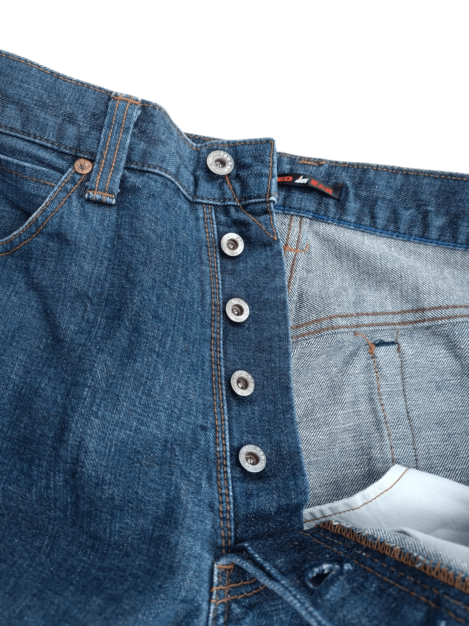 Paul Smith Red Ear STEALS 💥 Paul Smith Red Ear Selvedge Denim Jeans Size US 32 / EU 48 - 4 Thumbnail
