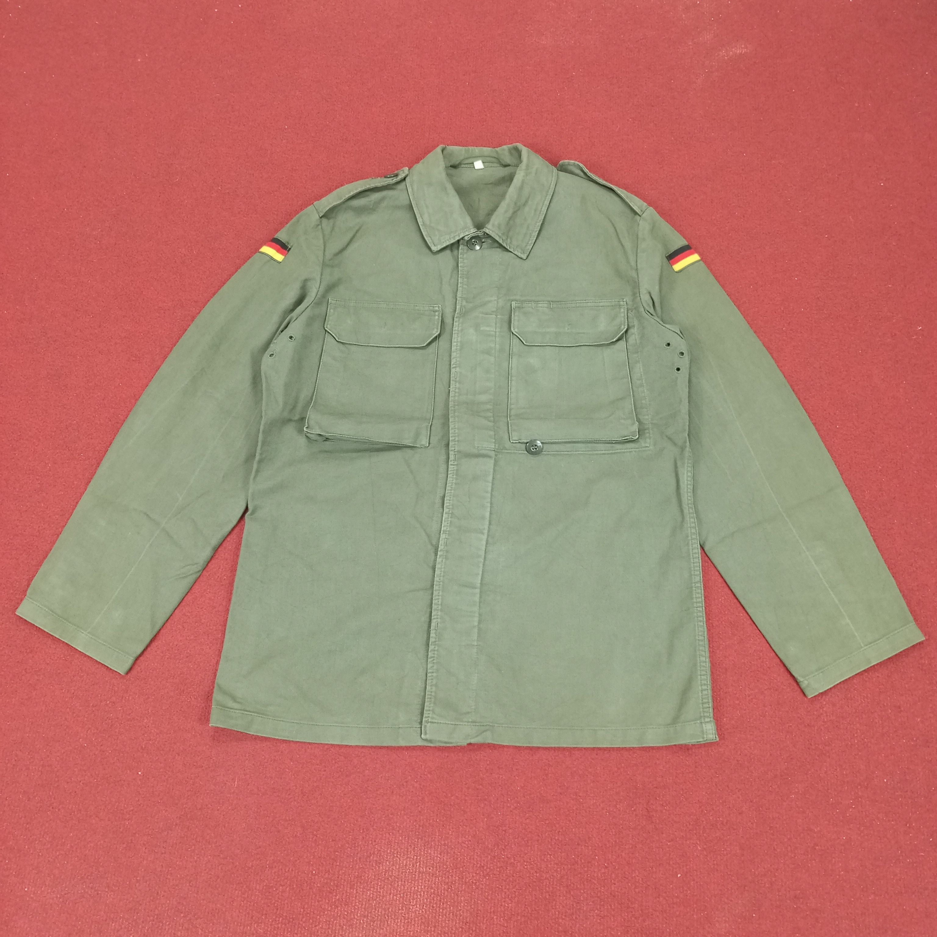 Vintage Germany Military Style Jacket Double Pocket Design Size US M / EU 48-50 / 2 - 1 Thumbnail