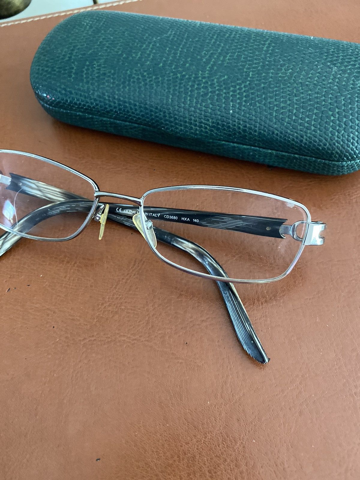 Dior CHRISTIAN DIOR EYEGLASSES CD 3680 HXA ITALY WITH CASE Size ONE SIZE - 2 Thumbnail