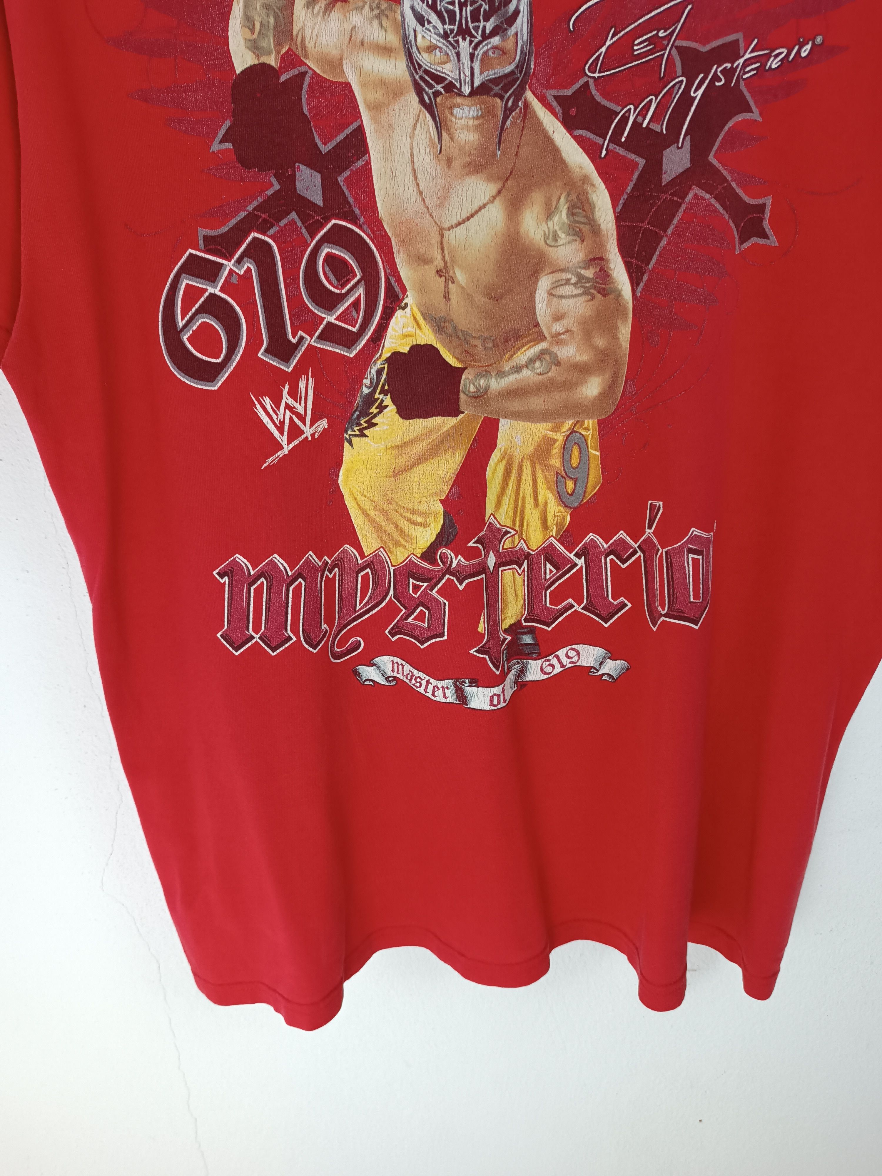Vintage RARE🔥VINTAGE 2000S REY MYSTERIO WWE(stone cold undertaker) Size US M / EU 48-50 / 2 - 6 Thumbnail