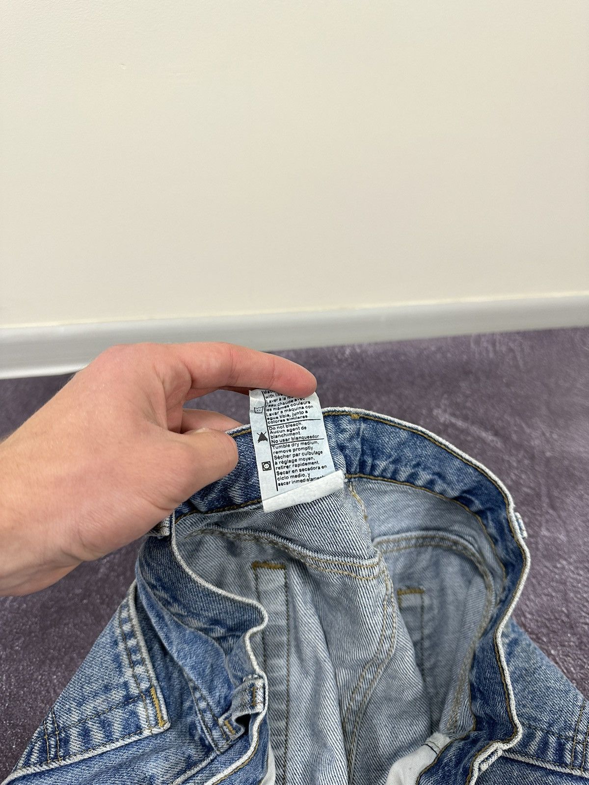 Carhartt Vintage Carhartt USA Light Blue Denim Faded Opium Work Jeans Size US 36 / EU 52 - 16 Thumbnail