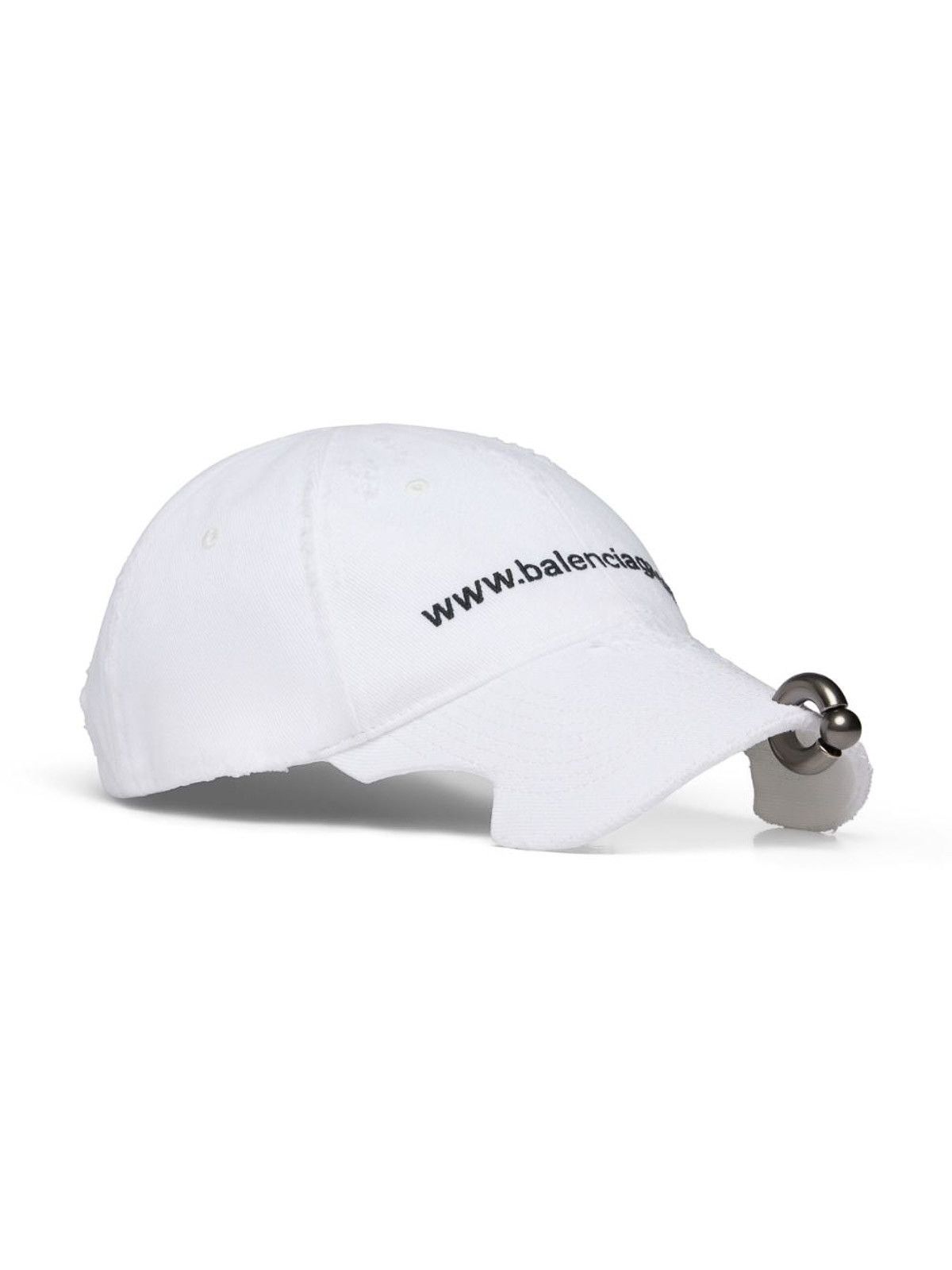 Balenciaga o1tr1nto0126 Size: L / Bal.com Front Piercing Hat / Cap Size ONE SIZE - 2 Thumbnail