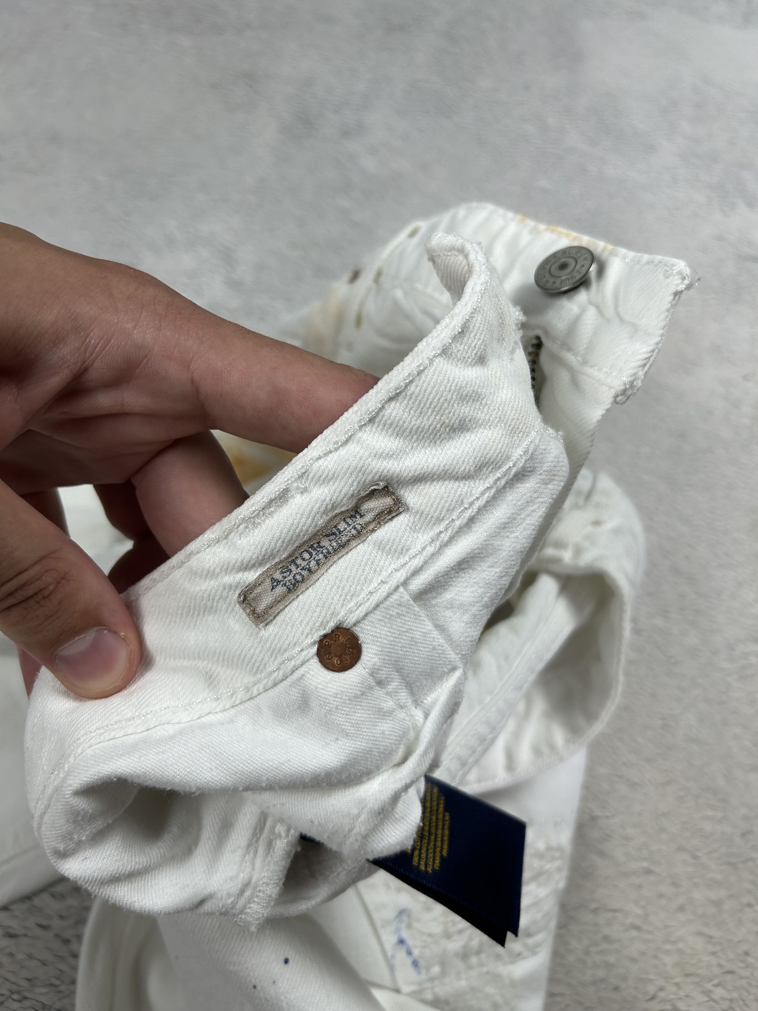 Ralph Lauren × Vintage Ralph Lauren Jeans Distressed denim Ripped Multicolour Size US 32 / EU 48 - 14 Thumbnail
