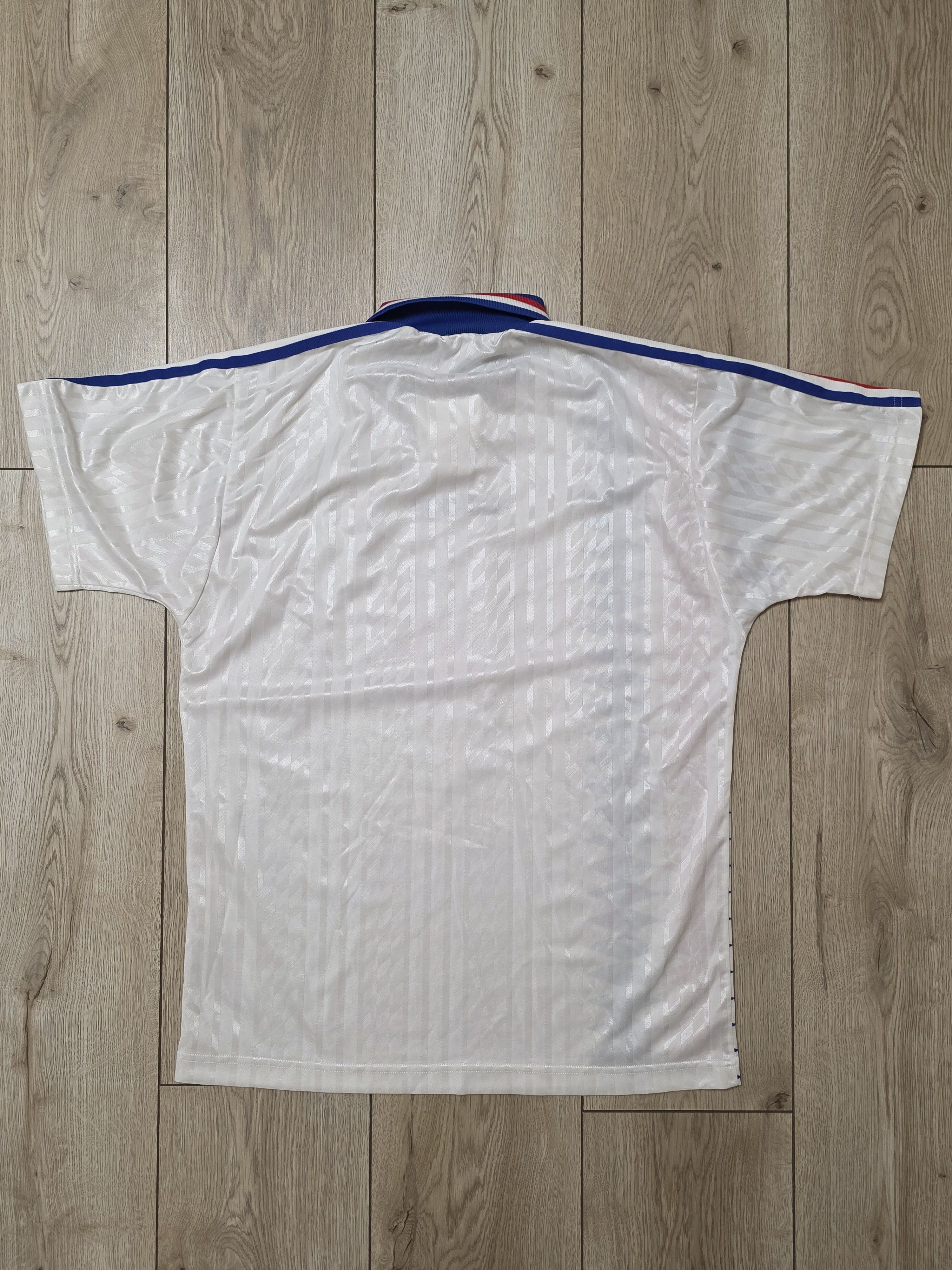 Adidas FRANCE 1994 1995 AWAY VINTAGE FOOTBALL SHIRT SOCCER JERSEY Size US M / EU 48-50 / 2 - 2 Thumbnail