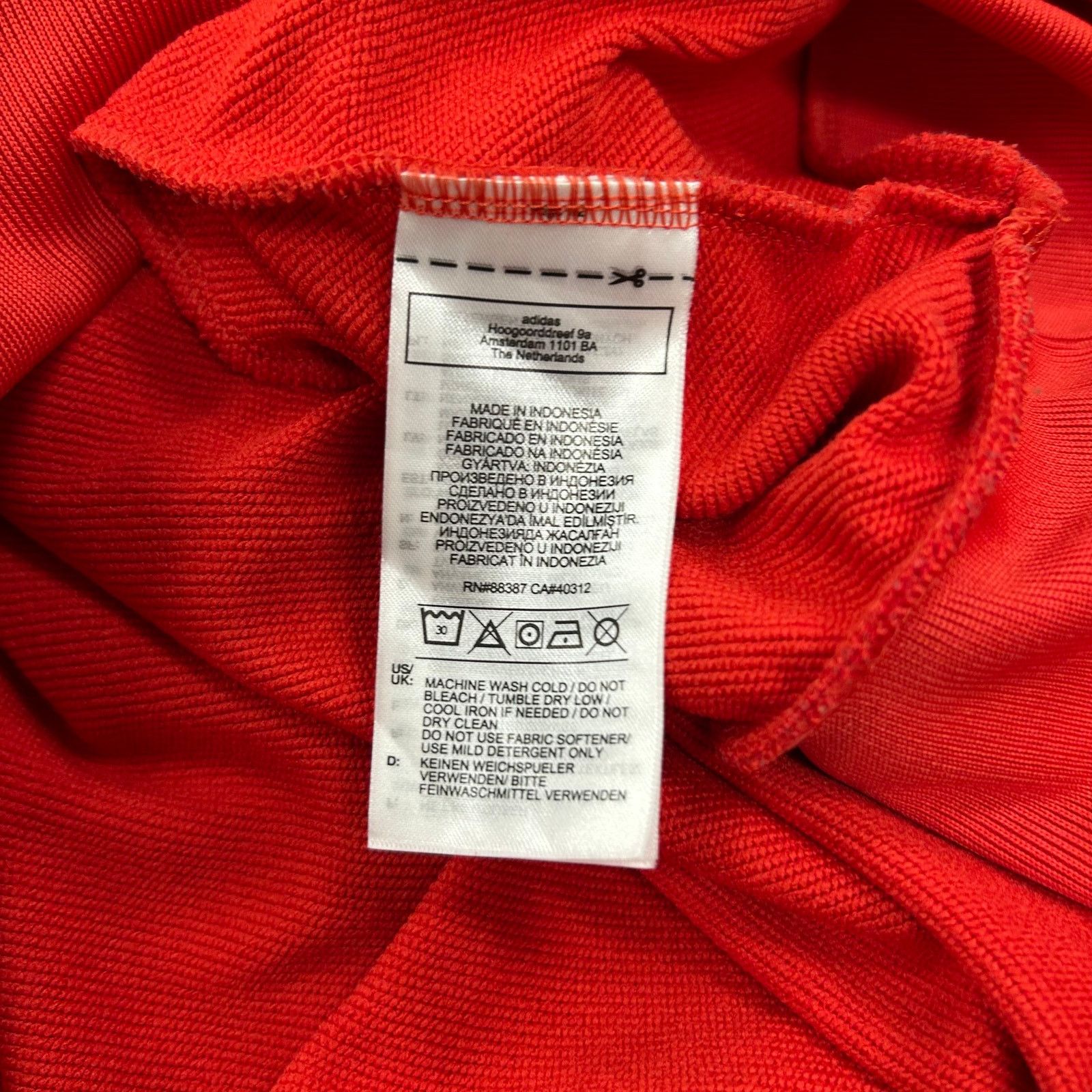 Adidas adidas Red SST 3 Stripes Hoodie Sweater Size XXL 2XL B14 Size US XXL / EU 58 / 5 - 3 Thumbnail