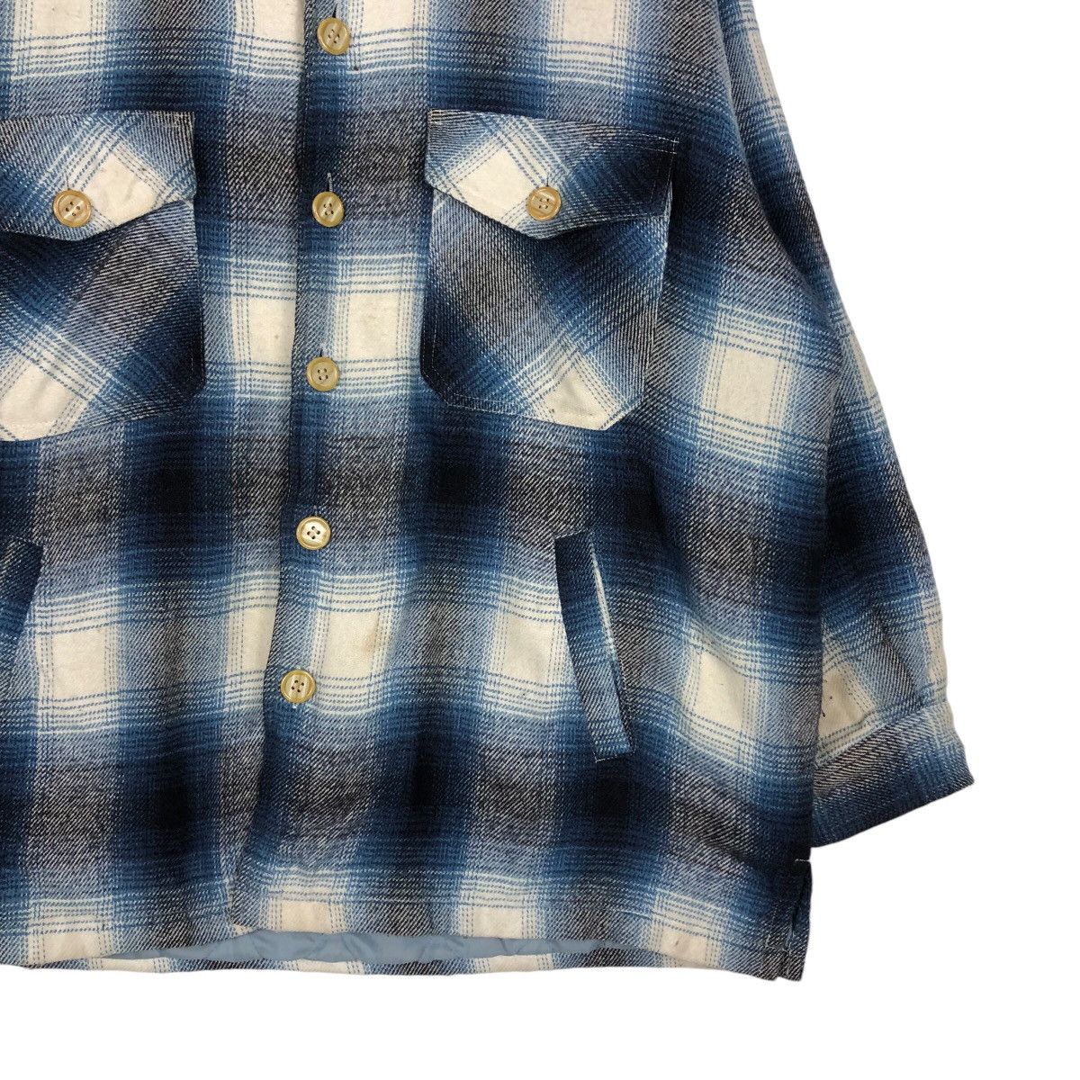 Japanese Brand 📌Vintage Chore Work Jacket Flannel Tartan Design Size US L / EU 52-54 / 3 - 6 Thumbnail