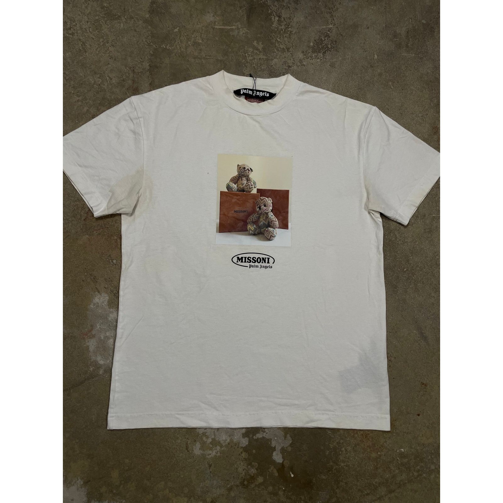 Palm Angels Missoni Tee White Used Small