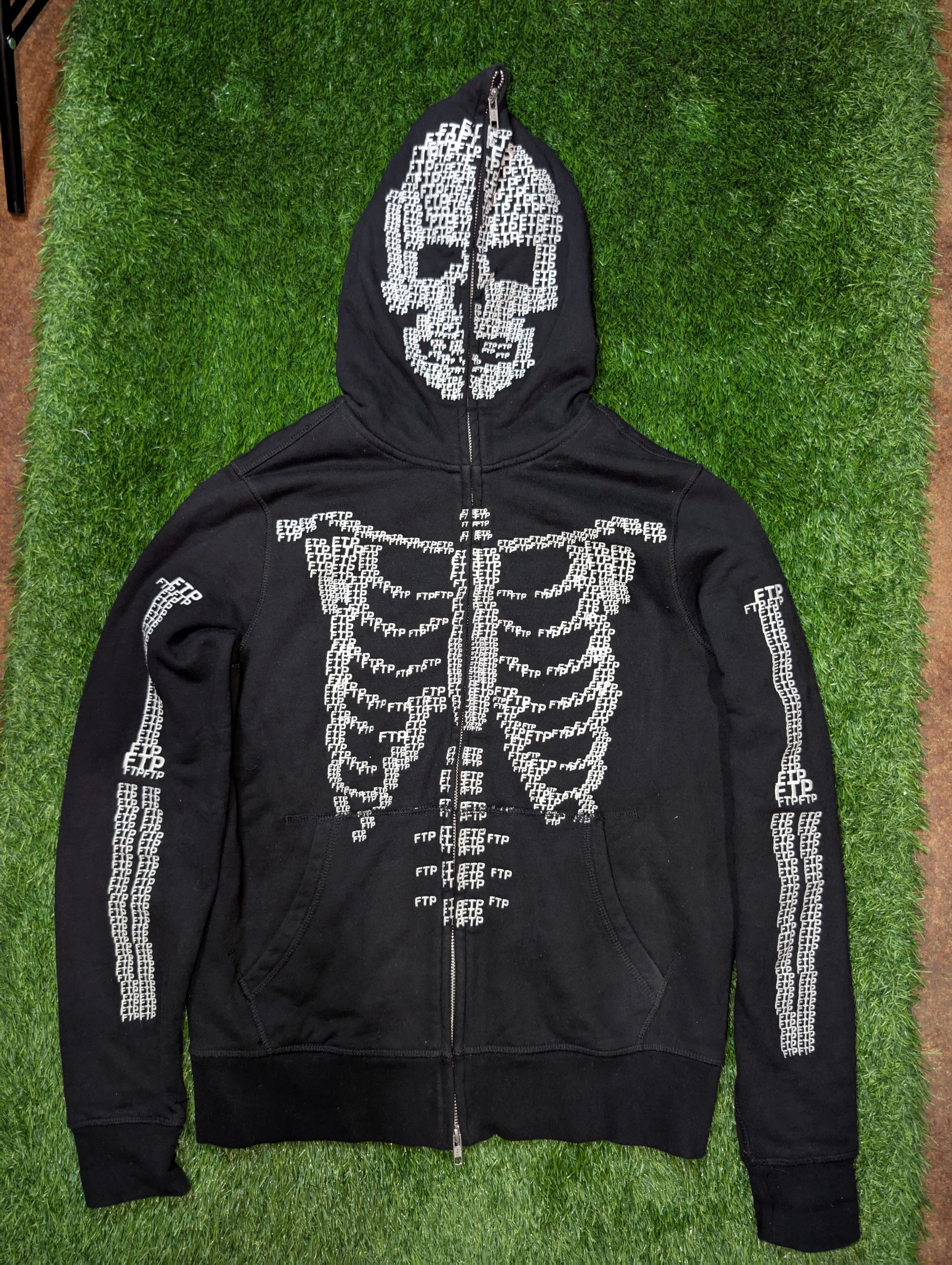 Fuck The Population FTP Skeleton Full Zip Hoodie Black Size US S / EU 44-46 / 1 - 1 Thumbnail