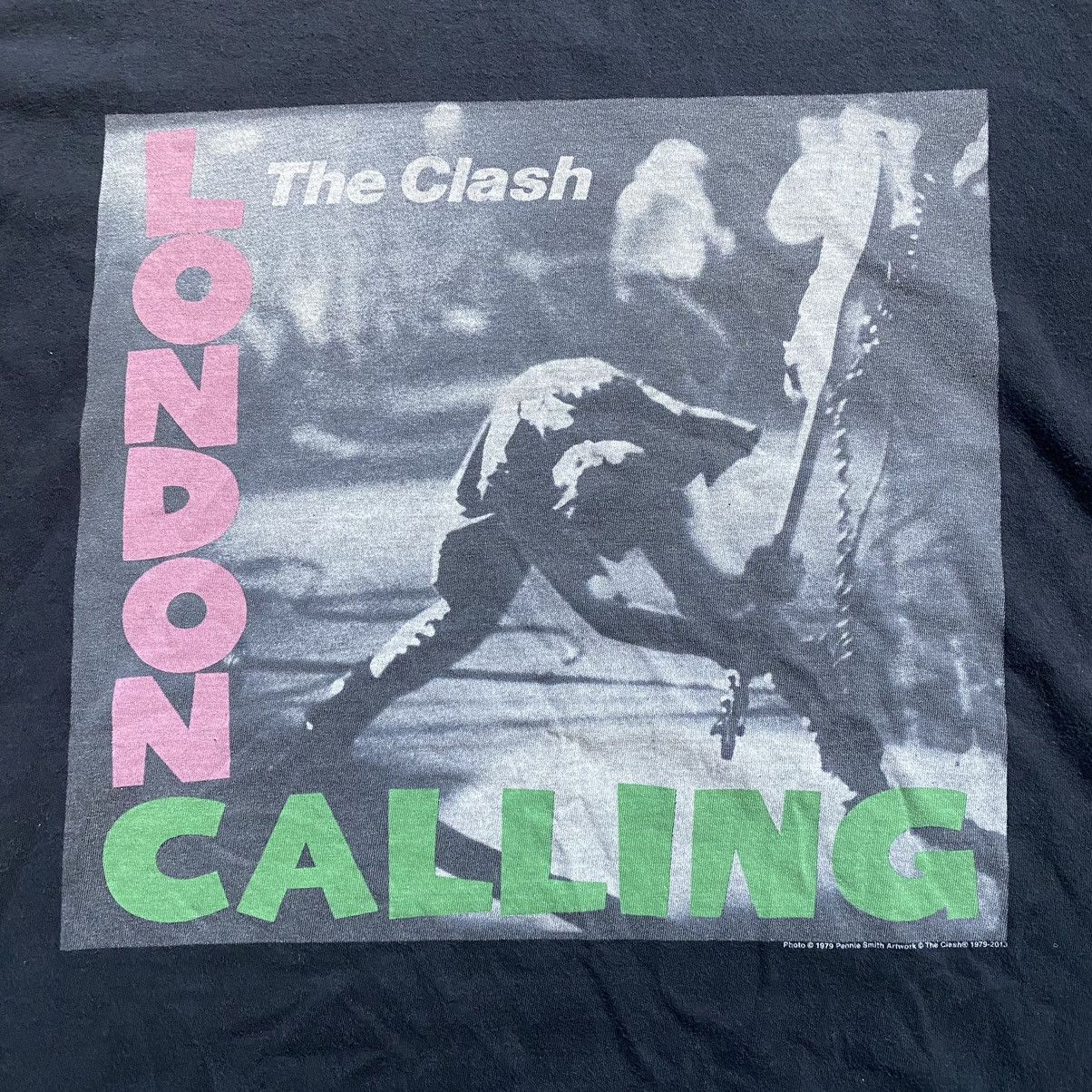 Band Tees × Vintage VINTAGE THE CLASH LONDON CALLING T SHIRT Size US M / EU 48-50 / 2 - 2 Thumbnail