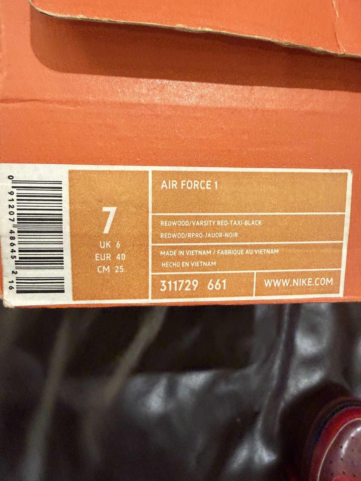 Nike Nike Air Force 1 Low “Chamber of Fear - Hater” 311729-661 DS Size US 7 / EU 40 - 7 Thumbnail