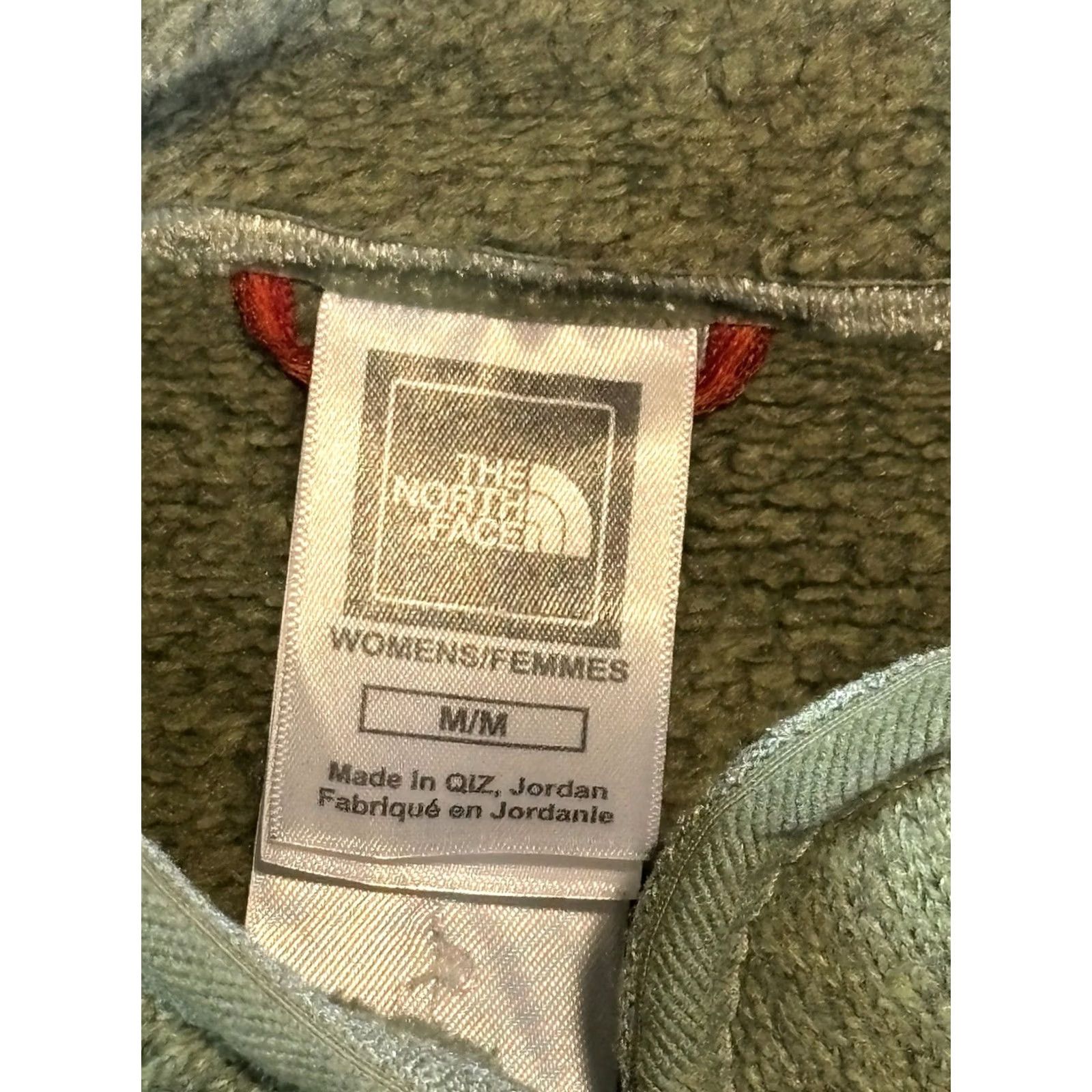 The North Face The North Face Green Women's Long Sleeve Fleece Jacket W/ Thumbholes, Size M Size M / US 6-8 / IT 42-44 - 3 Thumbnail