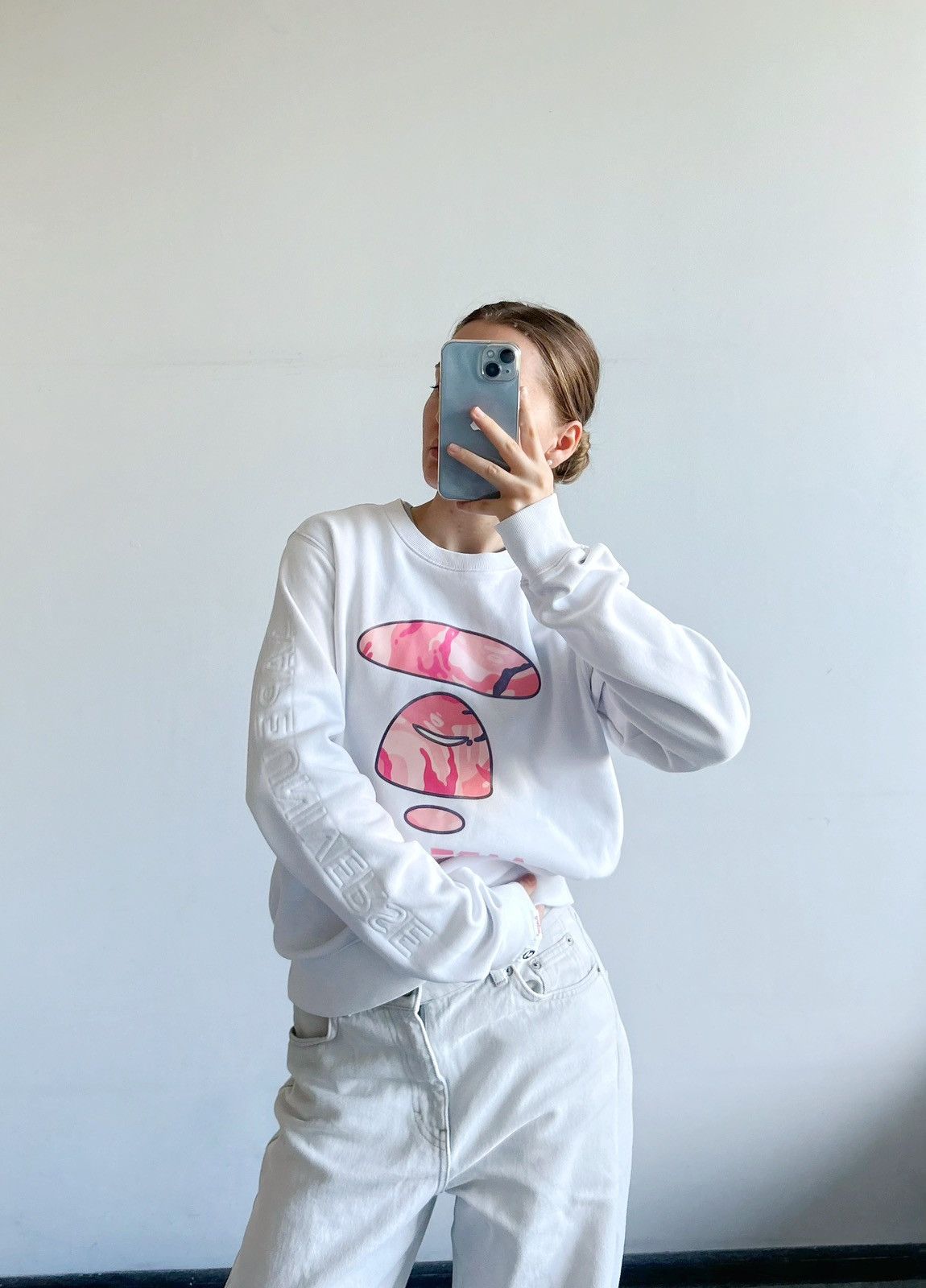 Aape Vintage sweatshirt a bathing ape aape big logo Size US XS / EU 42 / 0 - 4 Thumbnail