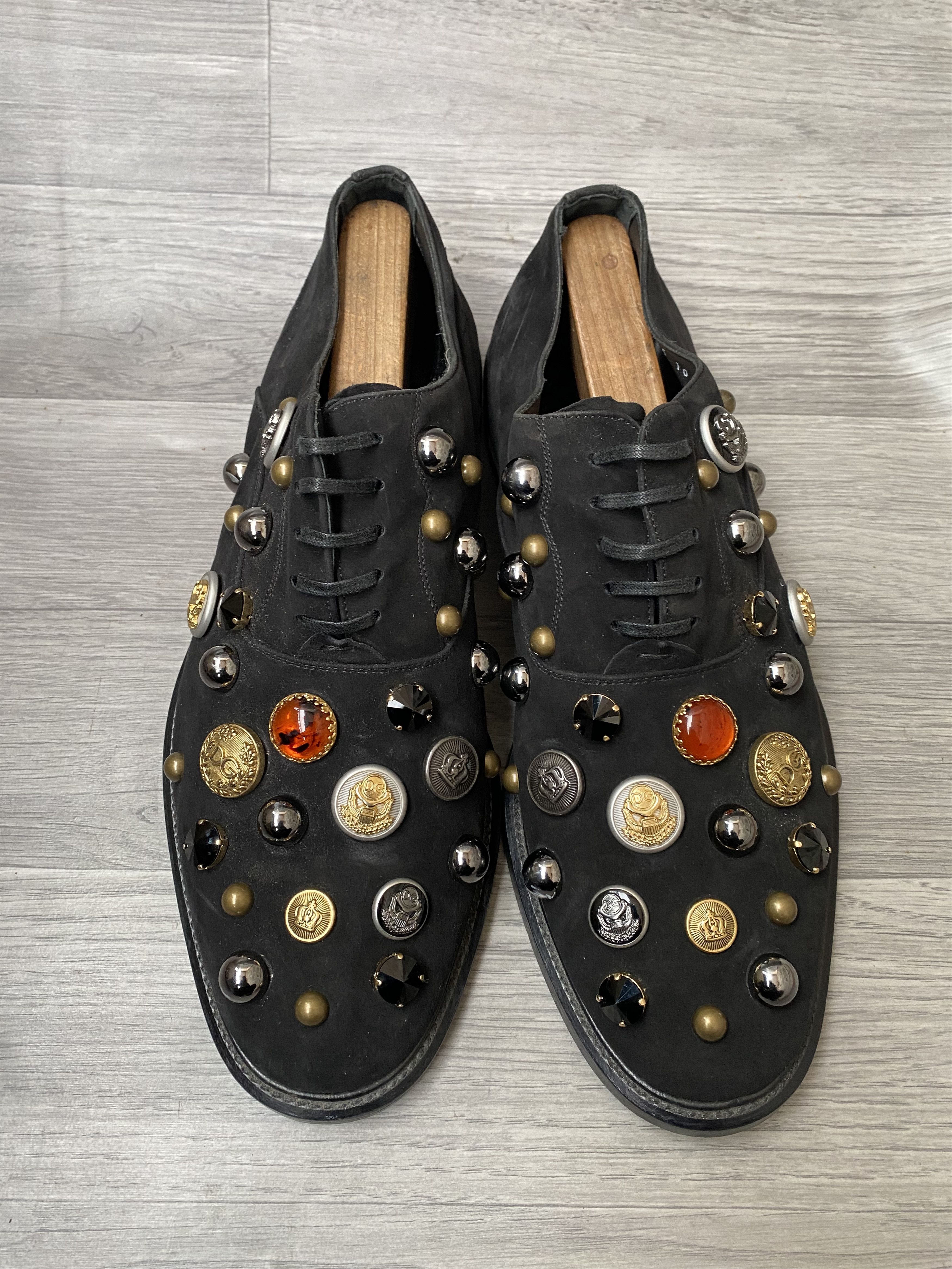 Dolce & Gabbana Dolce gabbana, maison margiela style derby suede shoes uk10 Size US 11 / EU 44 - 1 Thumbnail