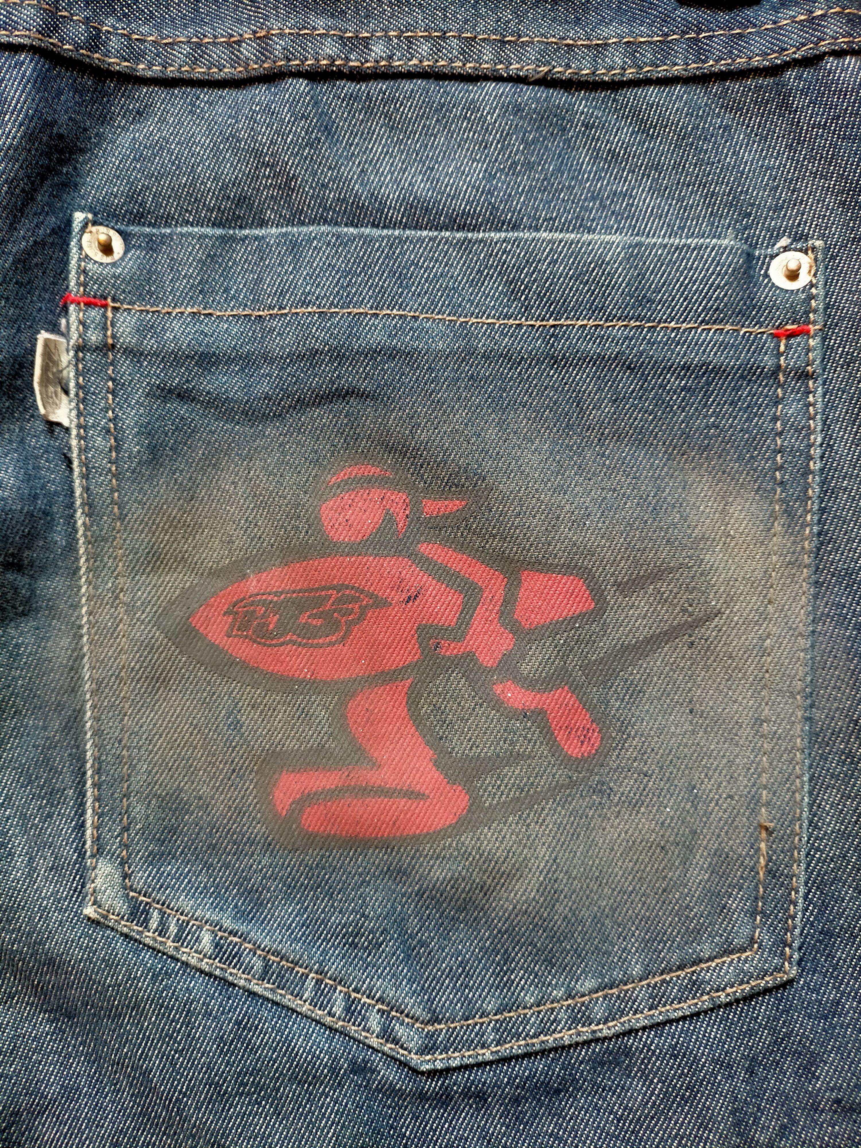 JNCO × Japanese Brand Pjs Surf Baggy Hip Hop Style Denim Size US 32 / EU 48 - 18 Thumbnail