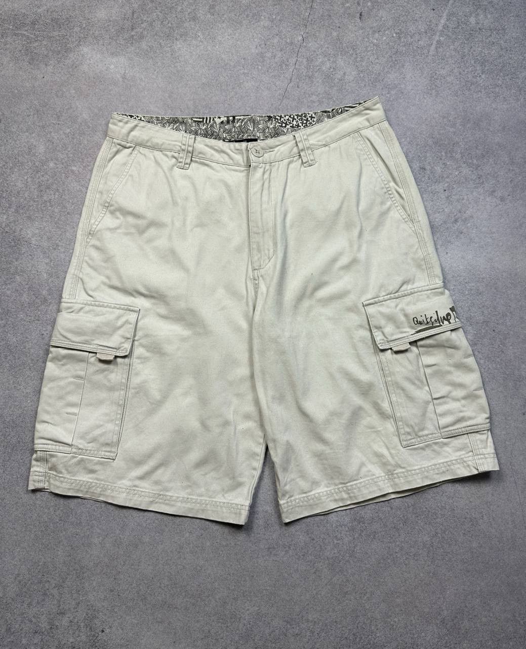 Quiksilver Vintage Quiksilver Cargo Shorts, Size 34 – Rugged Y2K Utilit Size US 34 / EU 50 - 1 Thumbnail