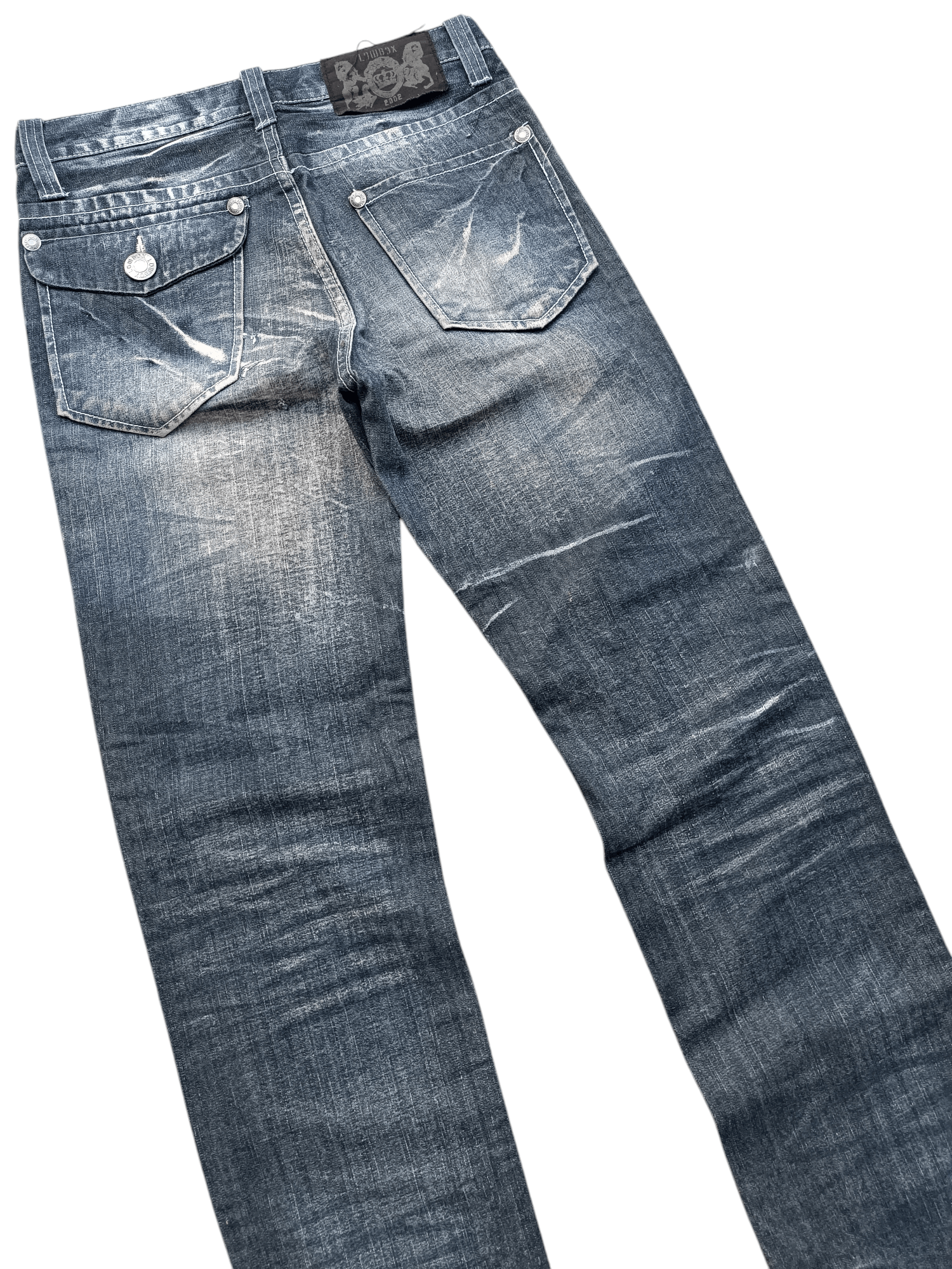 Japanese Brand RARE 🇯🇵 LOWBOX 🇯🇵 Seditionaries Acid Wash Whiskers Jeans Size US 30 / EU 46 - 16 Thumbnail