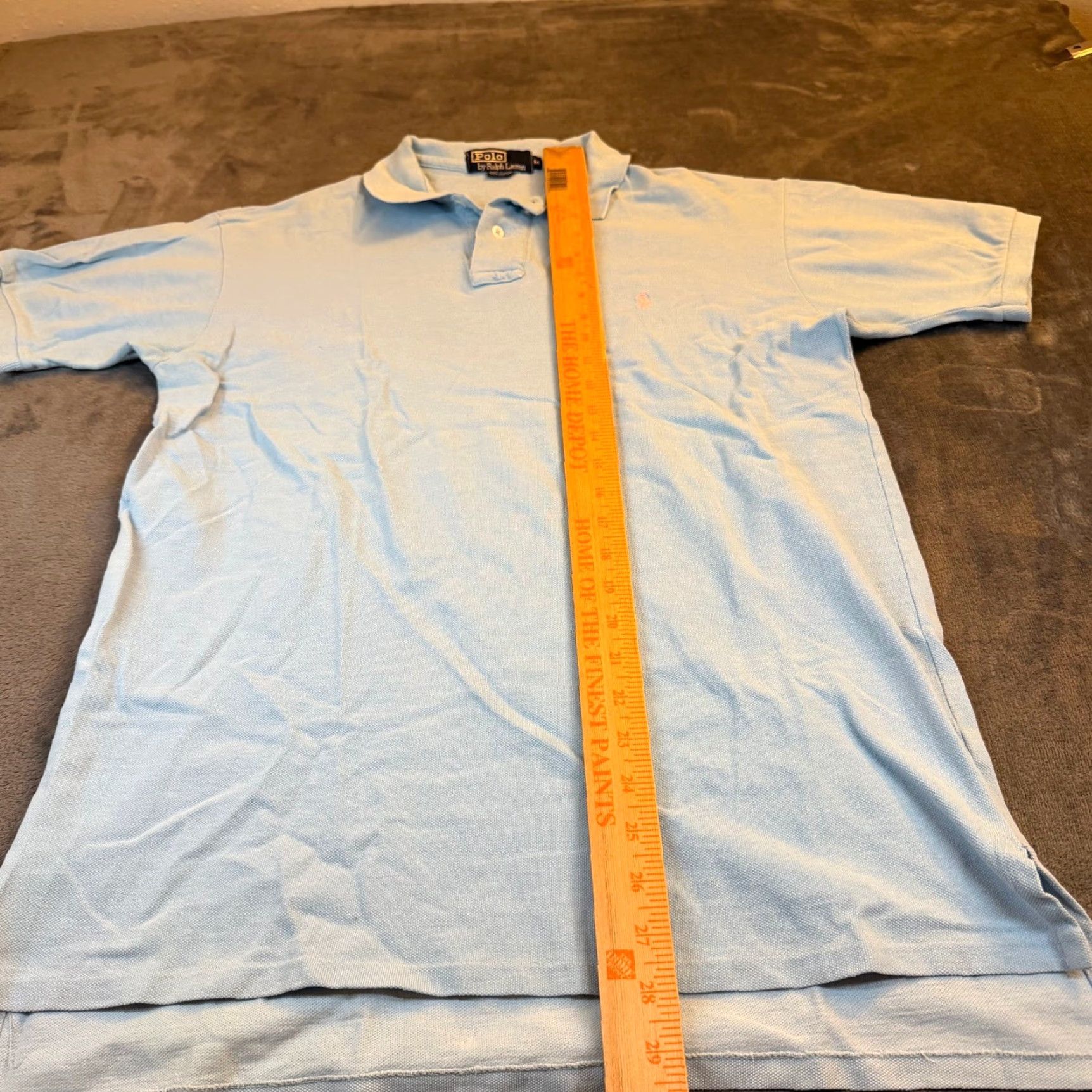 Polo Ralph Lauren Polo Ralph Lauren Light Blue Classic Fit Short Sleeve Polo Shirt Mens Medium Size US M / EU 48-50 / 2 - 7 Thumbnail