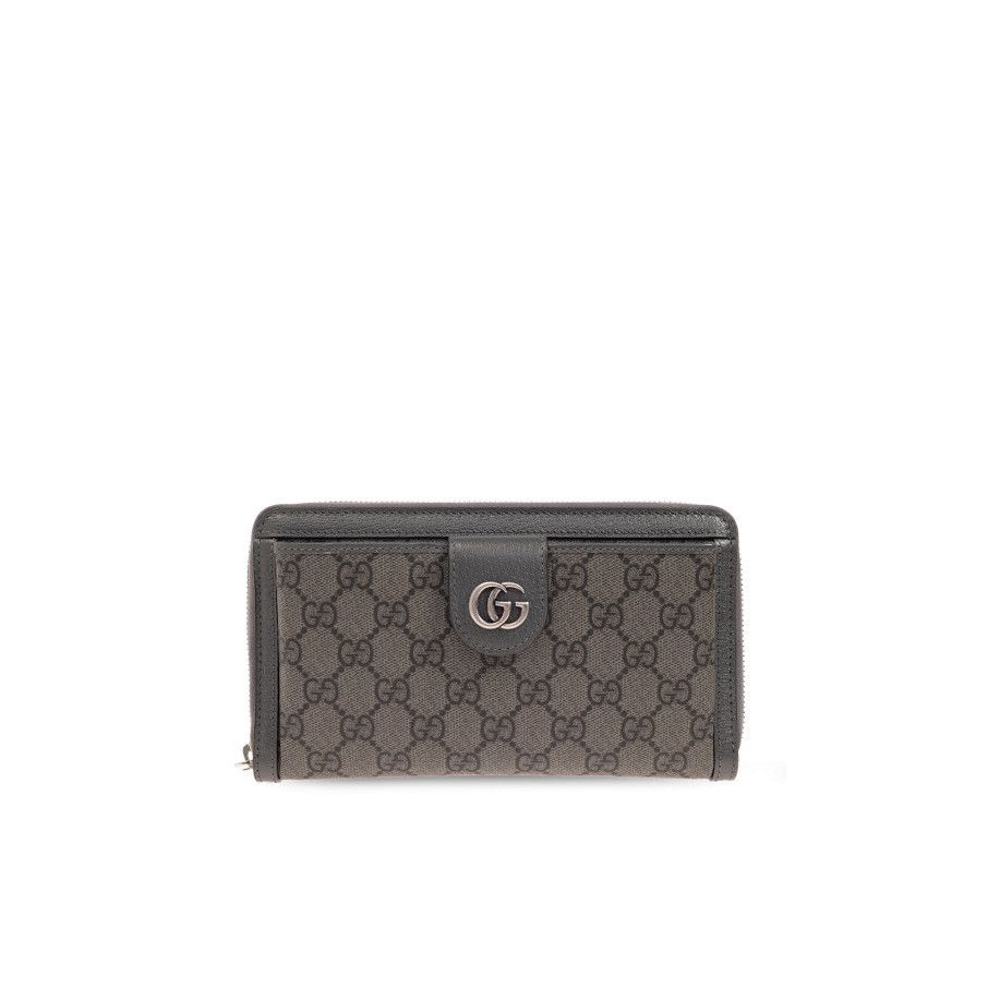 Gucci GUCCI Gray Ebony Ophidia Wallet New & Authentic Size ONE SIZE - 1 Thumbnail