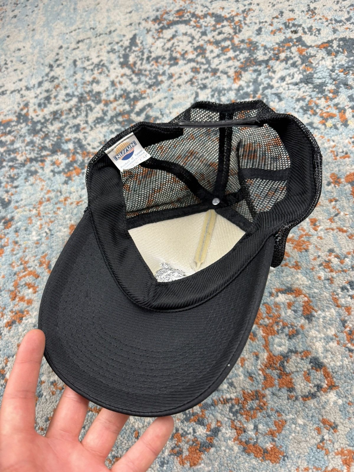 Vintage Vintage 90s Crazy Wolf embroidered trucker hat by nissun Size ONE SIZE - 8 Thumbnail