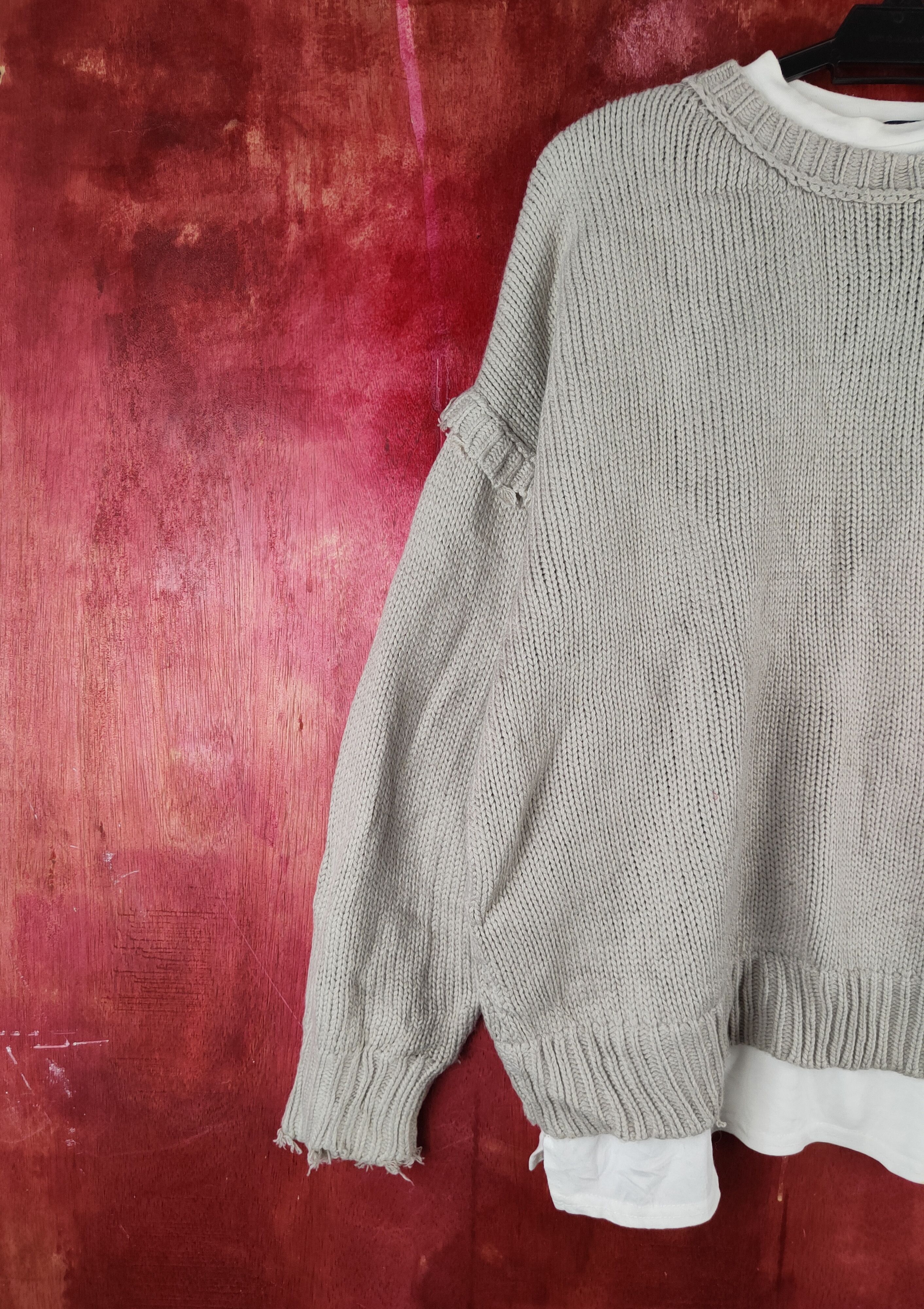 Japanese Brand × Vintage Sureve Dark Gray Knitwear Sweatshirts #S2346 Size US L / EU 52-54 / 3 - 3 Thumbnail