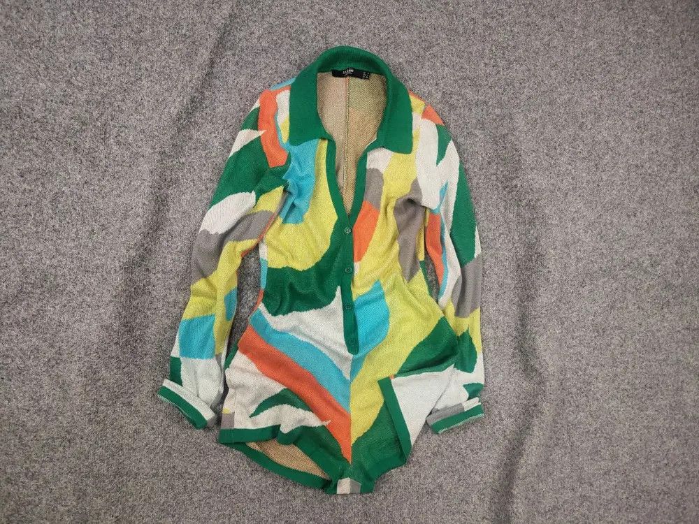 Jaded London Jaded London Abstract Art knit Long Sleeve Jumpsuits Romper Size S / US 4 / IT 40 - 1 Thumbnail