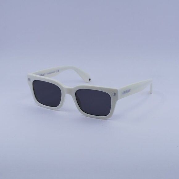 Off-White Off-White OERI108 MIDLAND 0107 Sunglasses White Square Frame Size ONE SIZE - 4 Thumbnail