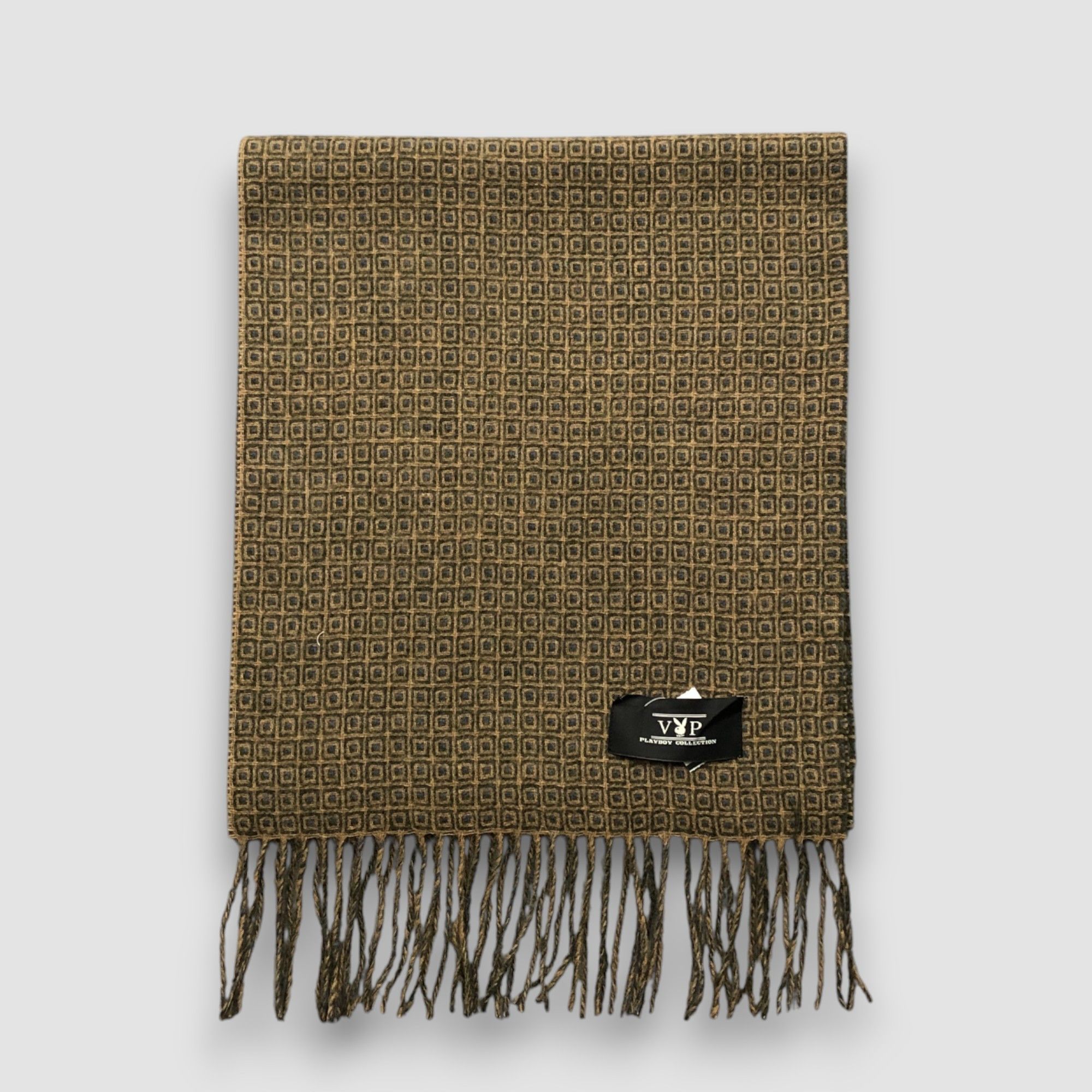 Playboy Vintage Playboy VIP Scarf Muffler Wool Cashmere Scarves Size ONE SIZE - 2 Thumbnail