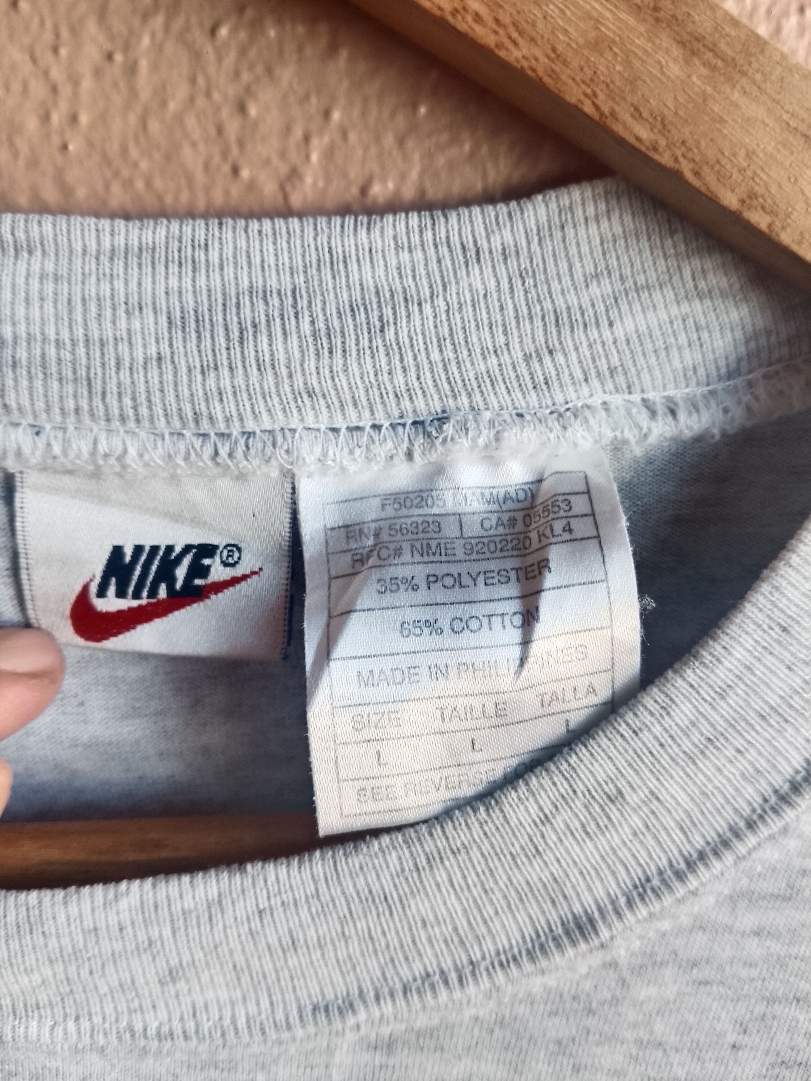Nike × Vintage Vintage long sleeve Nike tee Size US L / EU 52-54 / 3 - 6 Thumbnail