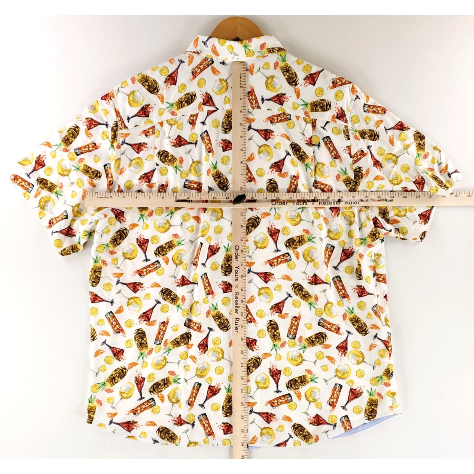 Tommy Bahama Tommy Bahama Veracruz Cay Button Up Hawaiian Shirt Tiki Cocktail White Mens XL Hawaiian Shirt Size US XL / EU 56 / 4 - 7 Thumbnail