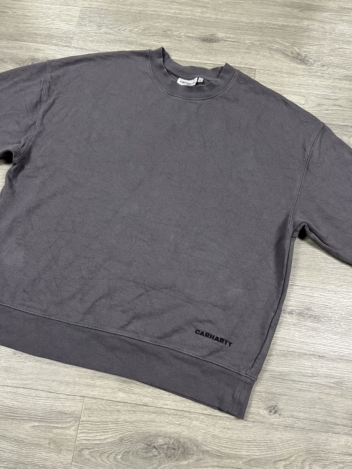 Carhartt Carhartt WIP Link Script Sweat Rhino Black mens size M Size US M / EU 48-50 / 2 - 7 Thumbnail