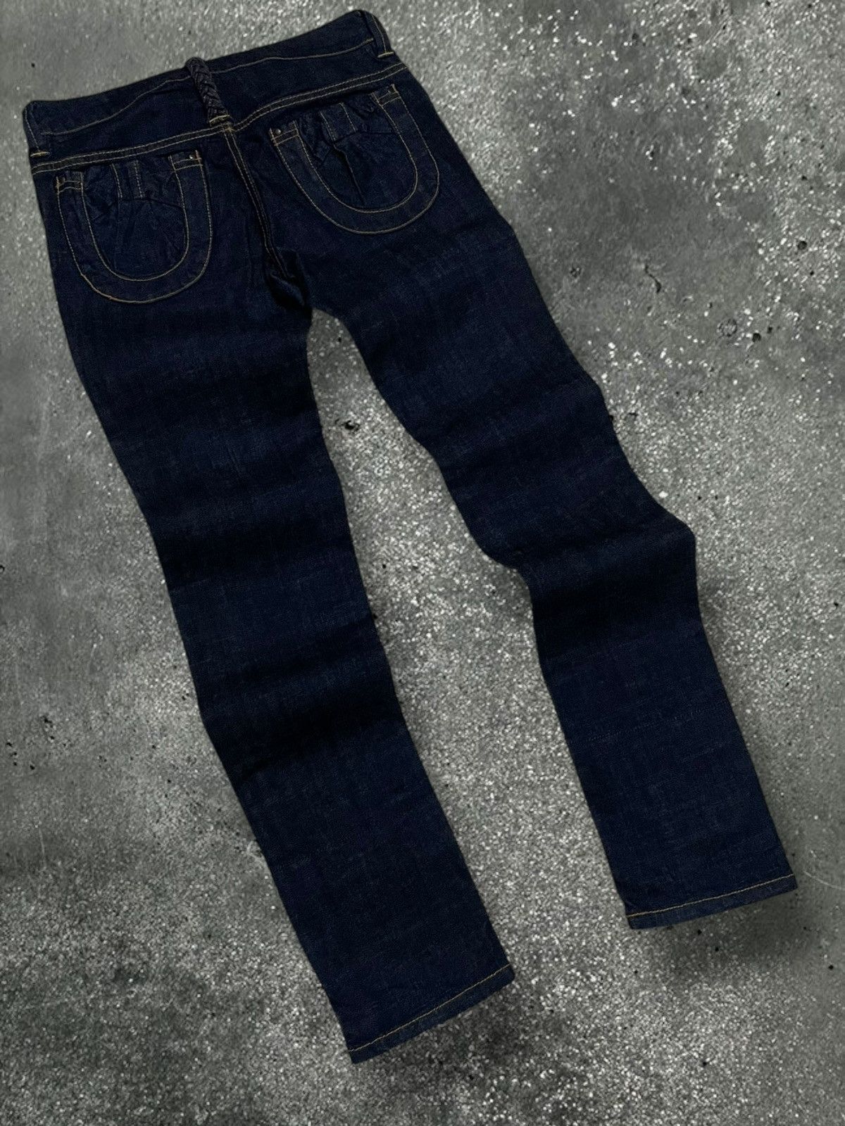 Japanese Brand Vintage Japan Designer Rare Super Hakka Artistic Art Denim Size US 29 - 8 Thumbnail