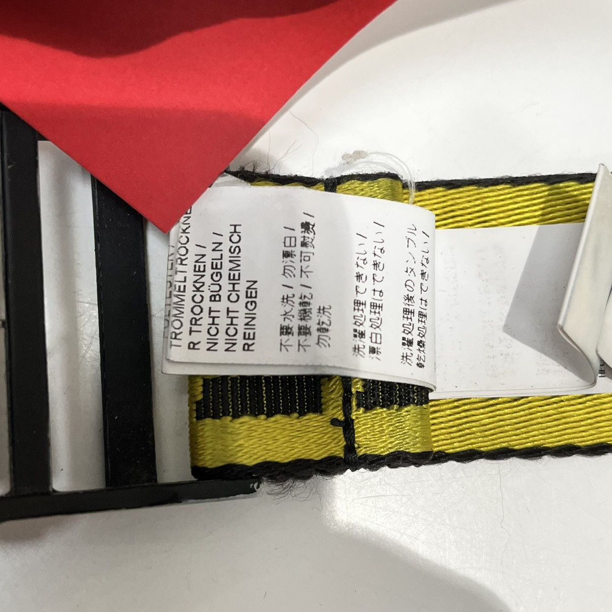 Off-White Off-White Industrial Belt Yellow/Black Size ONE SIZE - 9 Thumbnail
