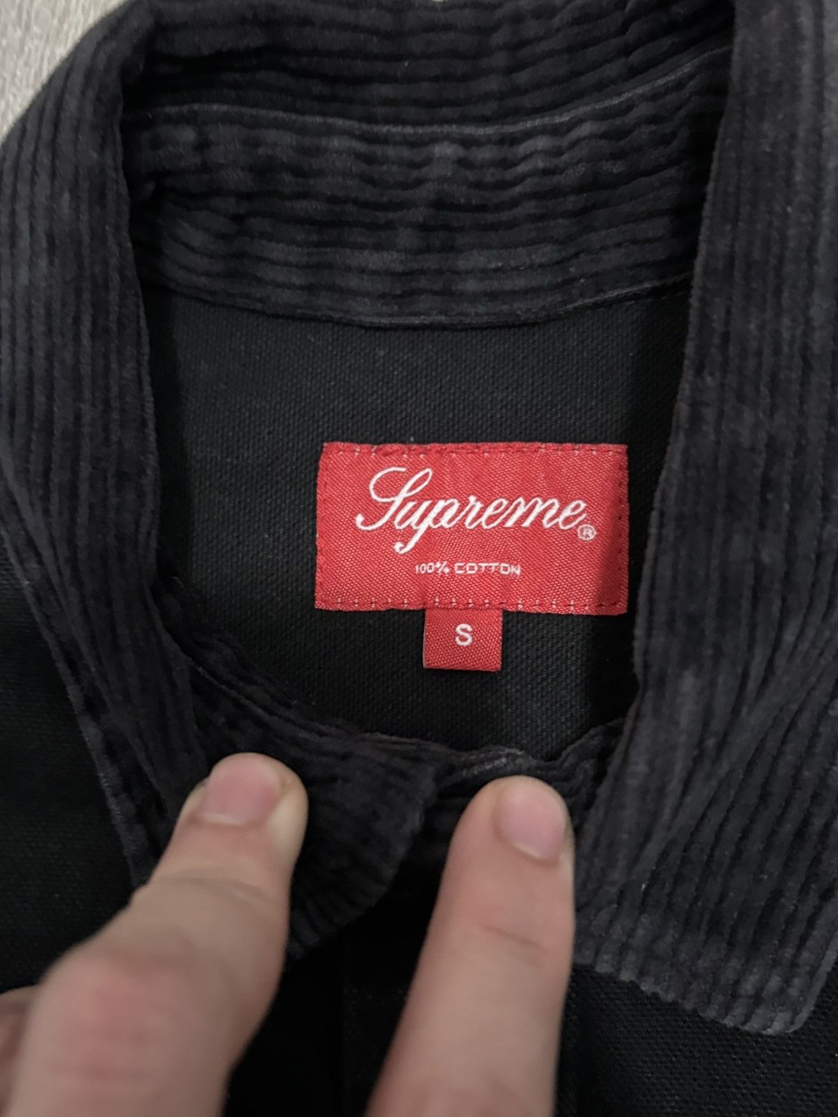 Supreme Supreme Script Canvas Snap Shirt FW19 Black Size US S / EU 44-46 / 1 - 5 Thumbnail