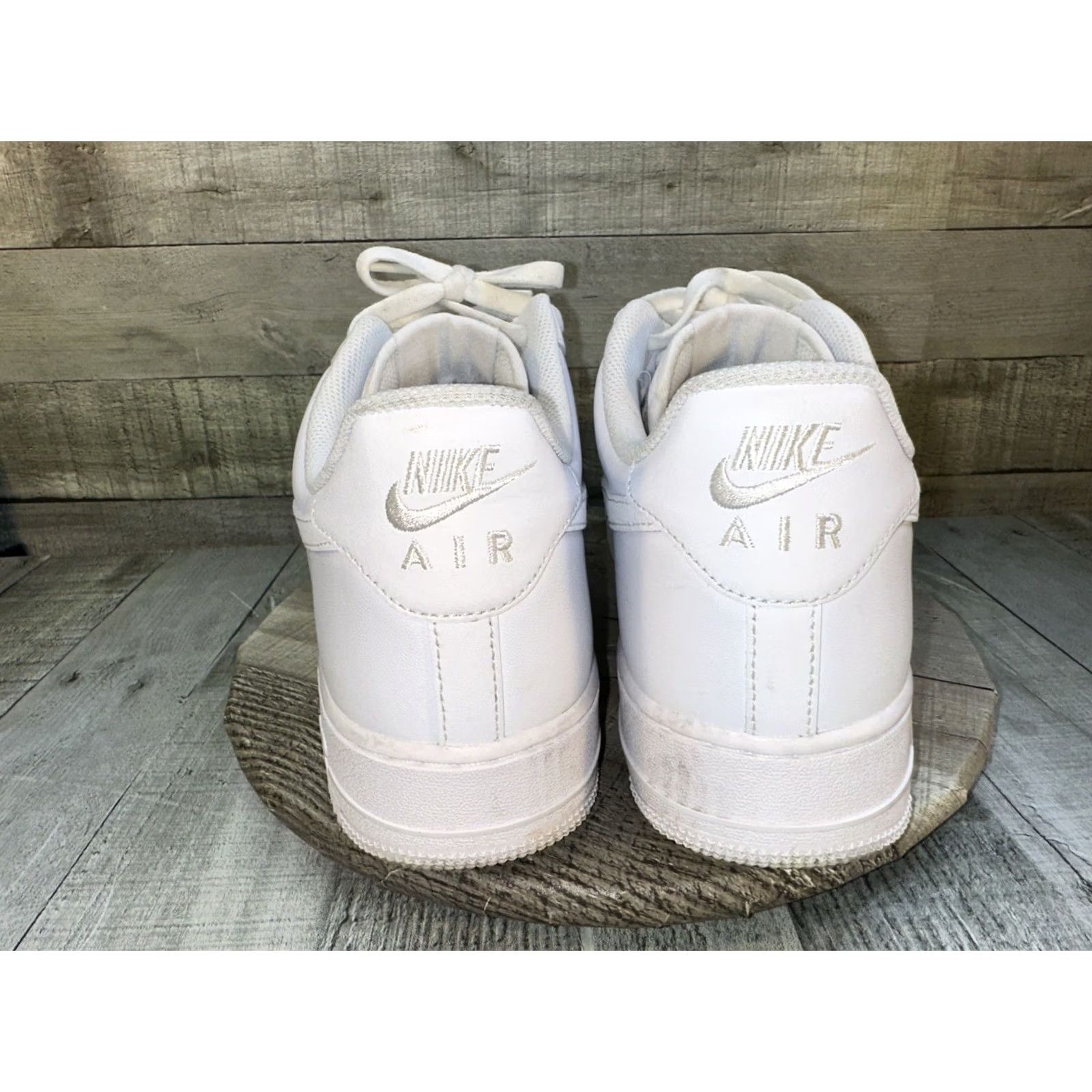 Nike Nike Air Force 1 Low '07 White Men's Size 12 Sneaker Leather Shoes Size US 12 / EU 45 - 5 Thumbnail