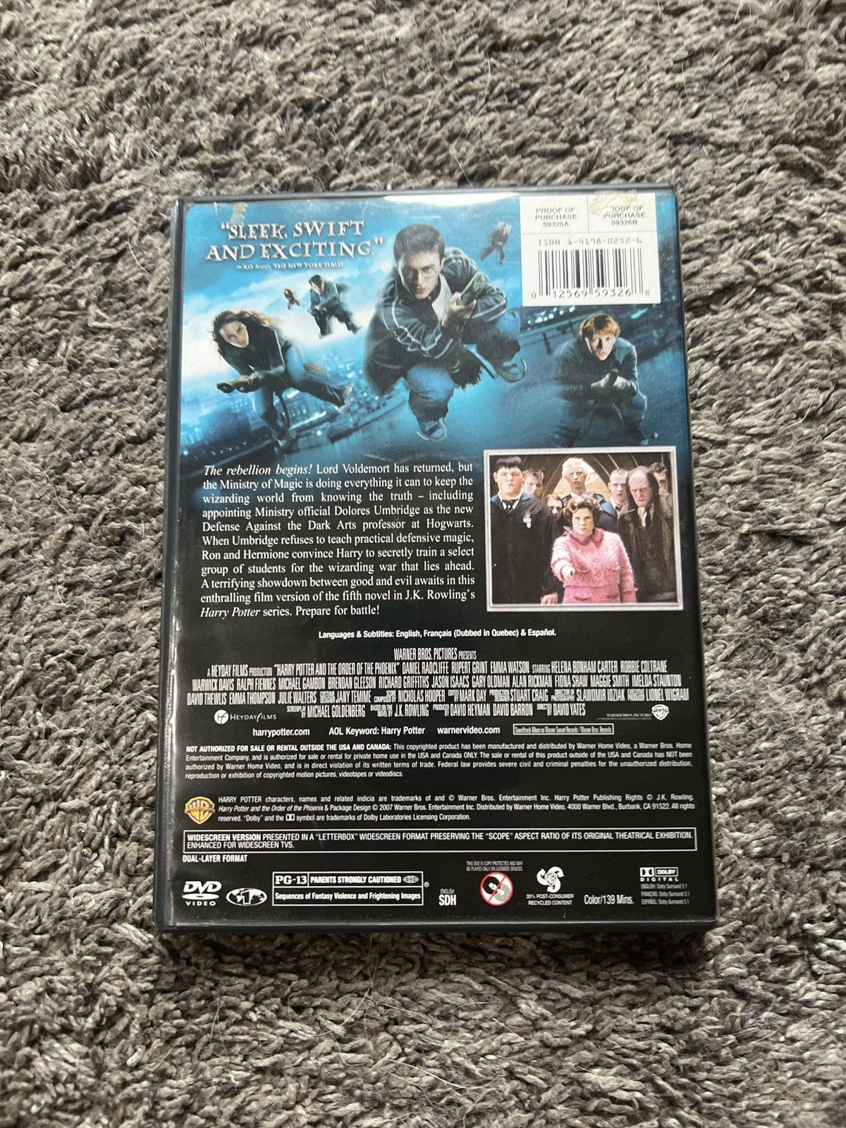 Warner Bros Harry Potter And The Order Of The Phoenix (DVD) Size ONE SIZE - 2 Thumbnail