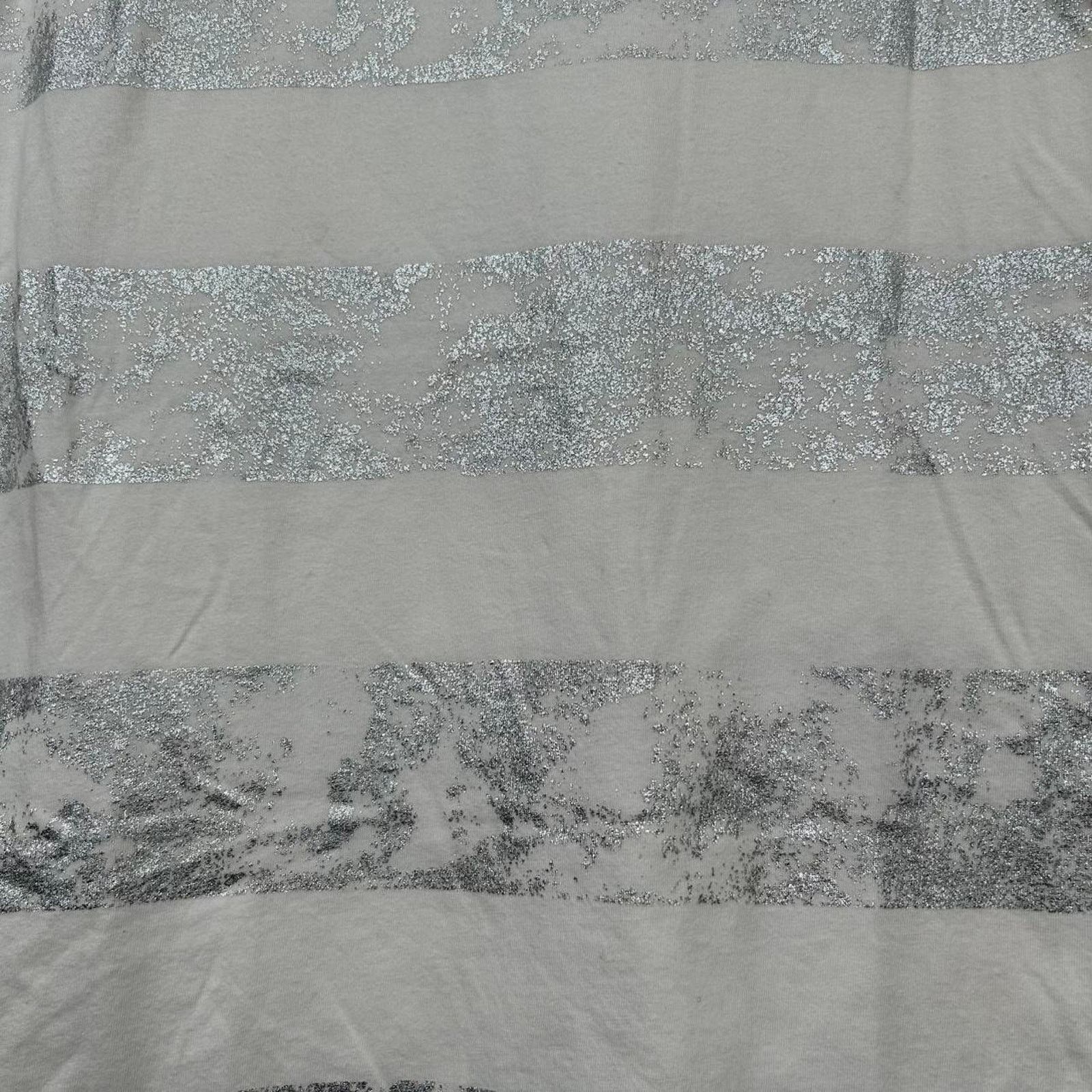 Other Vintage Y2K White & Silver Striped Boho Loose Tank Top Small Size S / US 4 / IT 40 - 5 Thumbnail