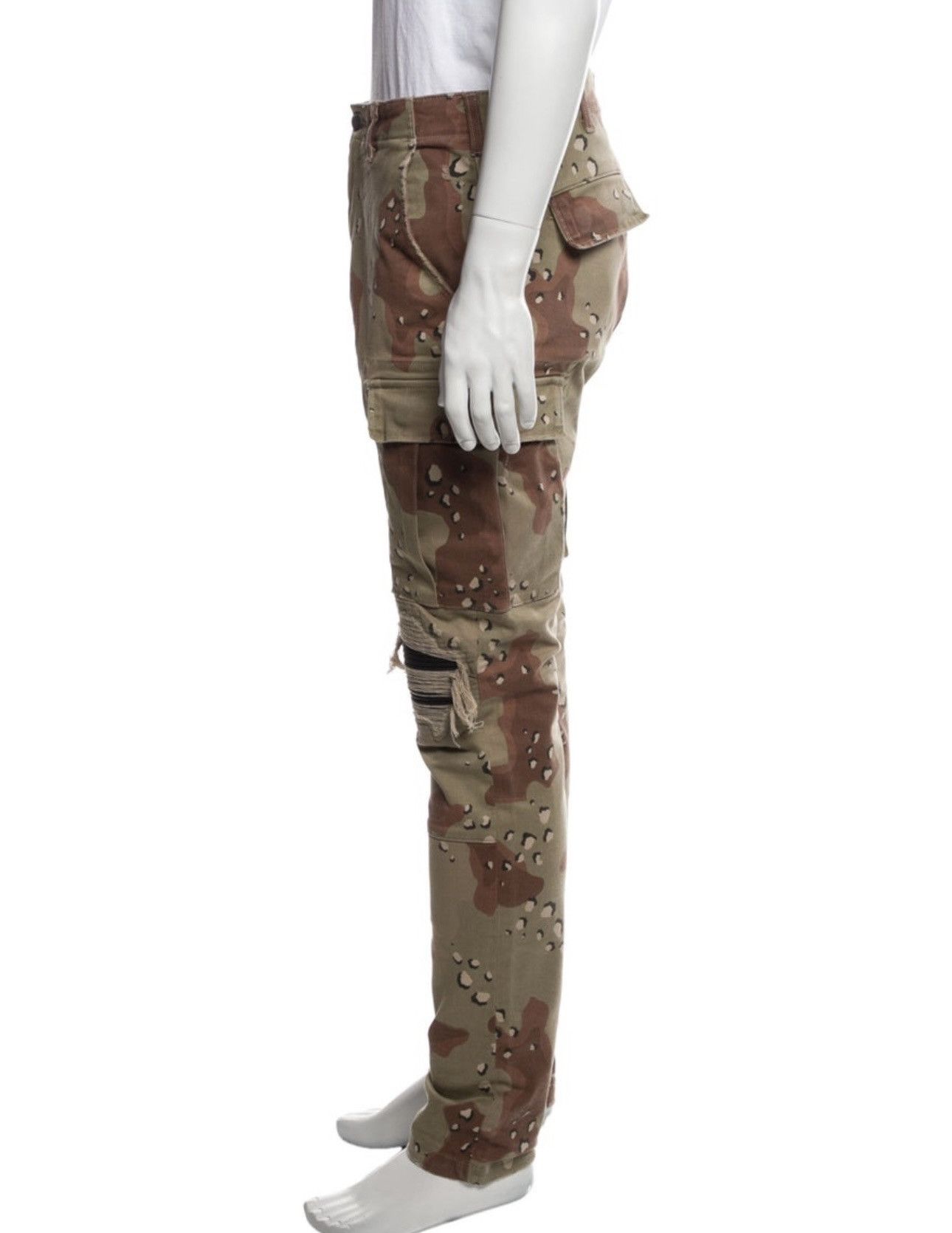 Amiri Amiri MX1 Beige Desert Camo Cargo Jeans size 29 Size US 29 - 2 Thumbnail