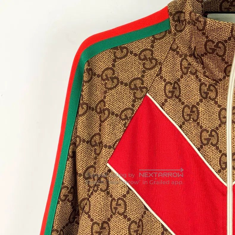 Gucci Gucci Colour block striped logo jacquard full print stand- Size US XS / EU 42 / 0 - 3 Thumbnail